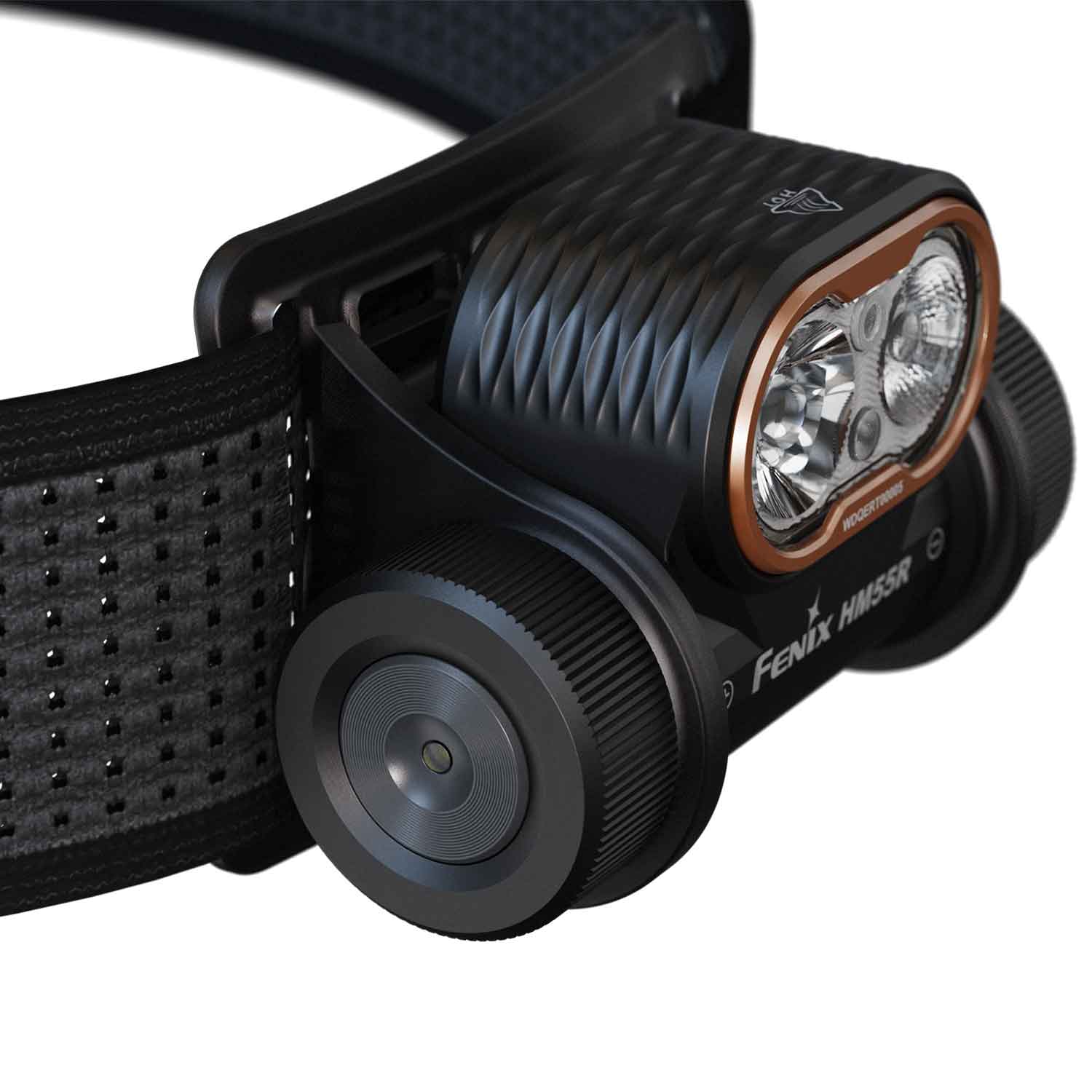 Fenix HM55R – LED Stirnlampe 1200 Lumen mit Spot-, Flut- & Rotlicht, Akku & USB-C – Detailansicht