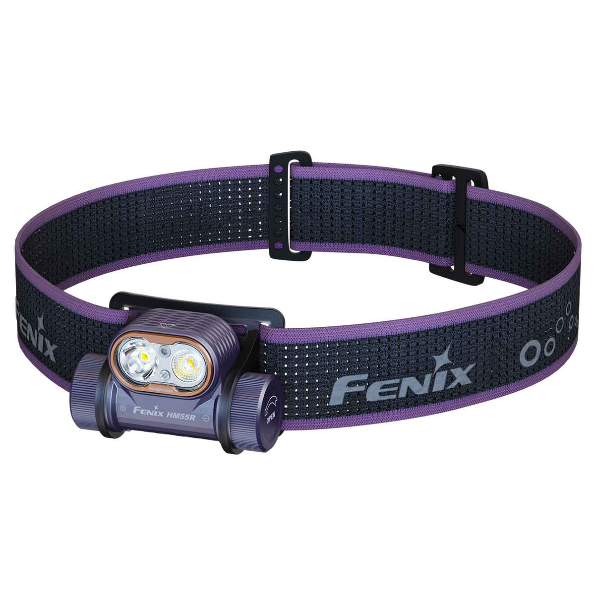 Fenix HM55R – LED Stirnlampe 1200 Lumen mit Spot-, Flut- & Rotlicht, Akku & USB-C – Detailansicht