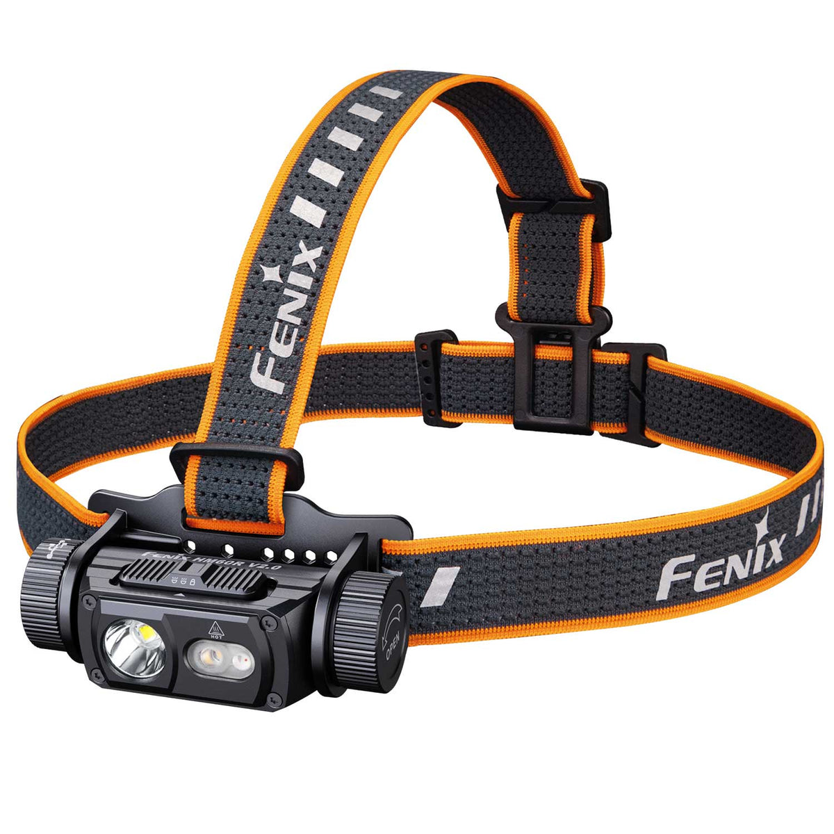 Fenix HM60R V2.0 – Stirnlampe mit Rotlicht, Spot- & Flutlicht, 1600 Lumen, USB-C – Detailansicht