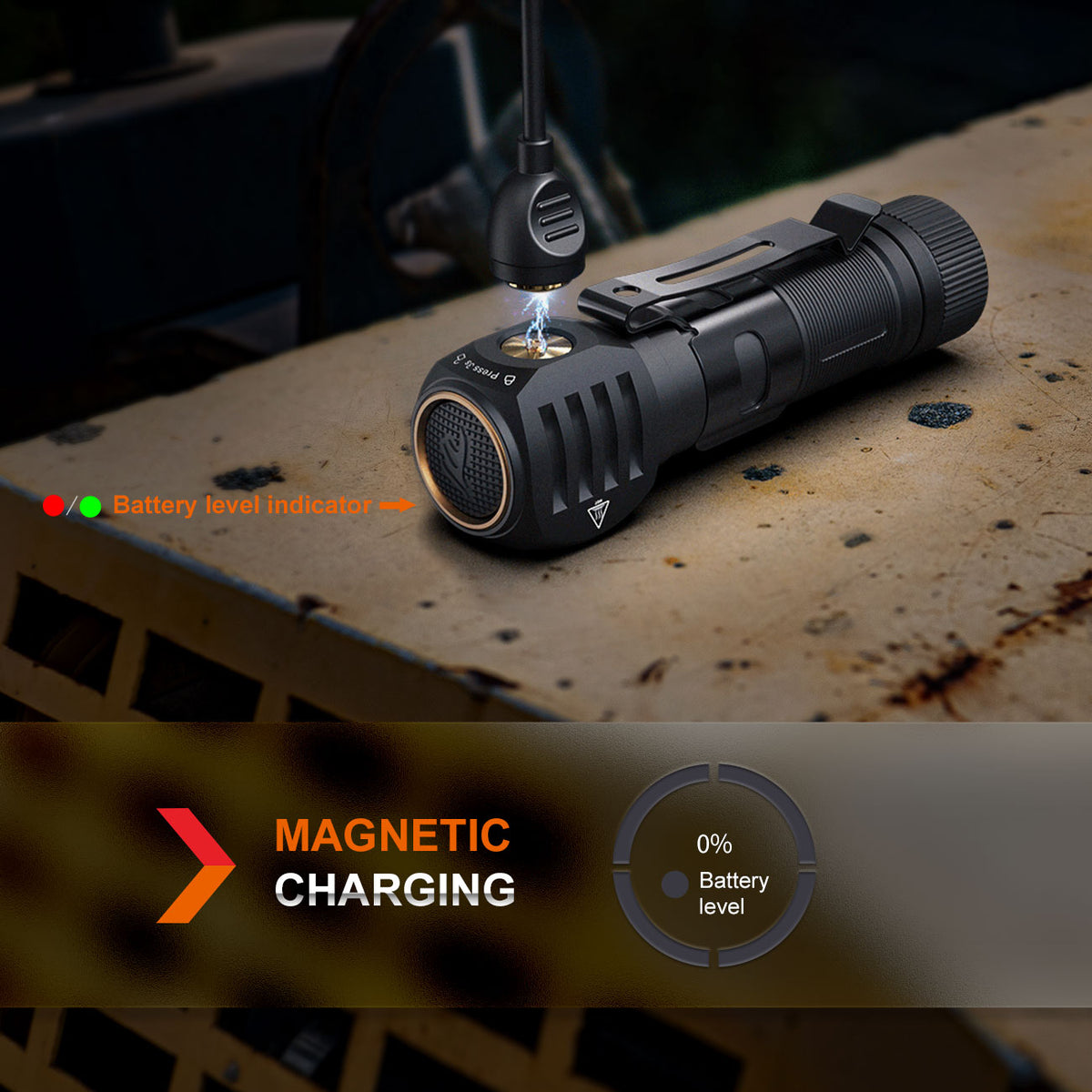 Fenix HM61R V2.0 LED Stirnlampe mit Akku & Rotlicht – Detailansicht