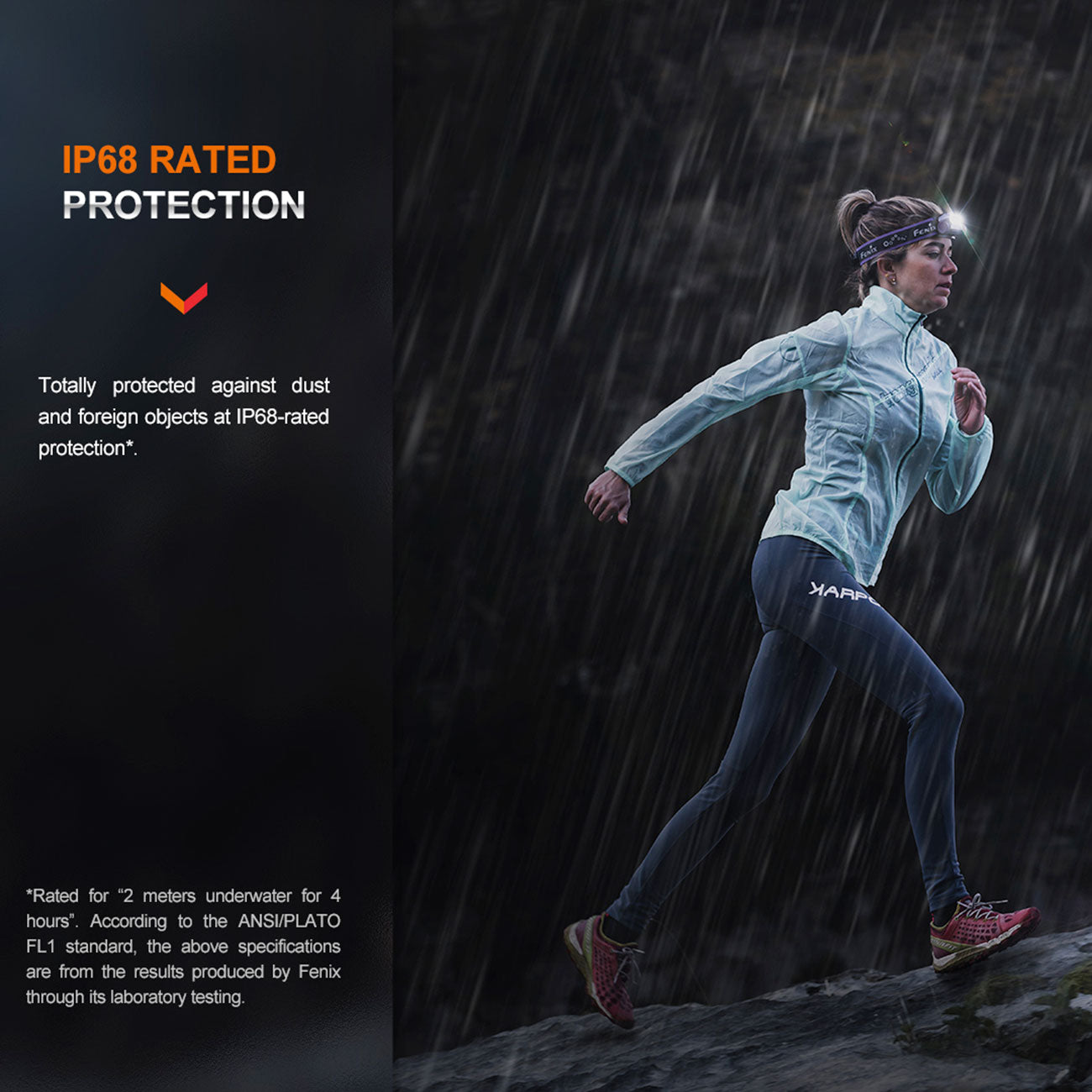 Fenix HM65R-T V2.0 Trailrunning Dual LED Stirnlampe 1600 Lumen 3 Farbvarianten – Kopfband und Tragesystem – Detailansicht 10