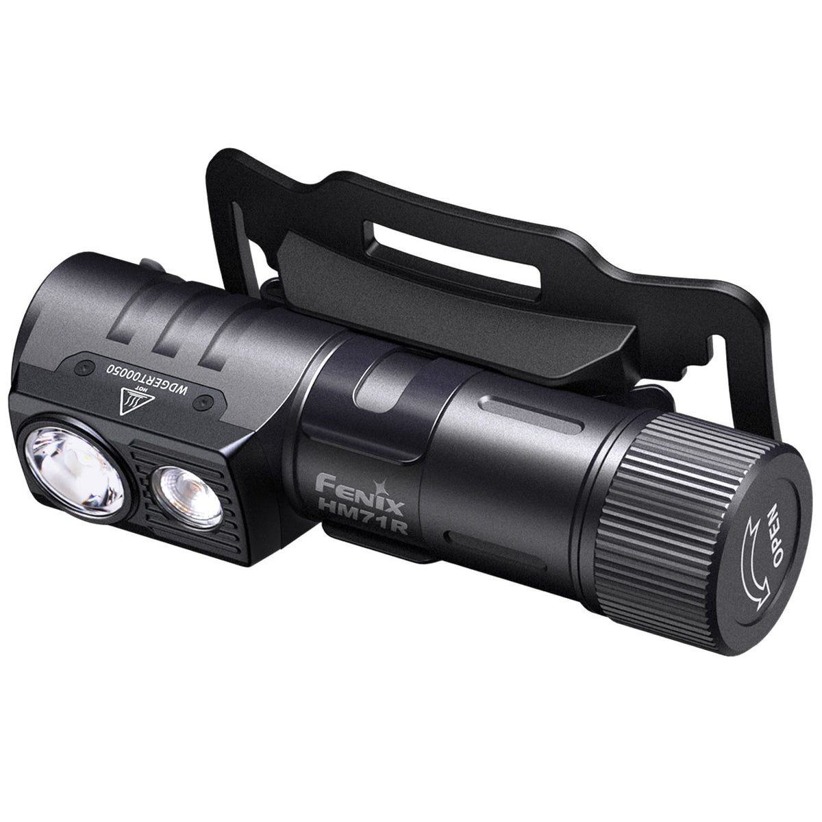 Fenix HM71R LED Stirnlampe 2700 Lumen, 230m Leuchtweite, Akku, USB-C (B-Ware) – Detailansicht