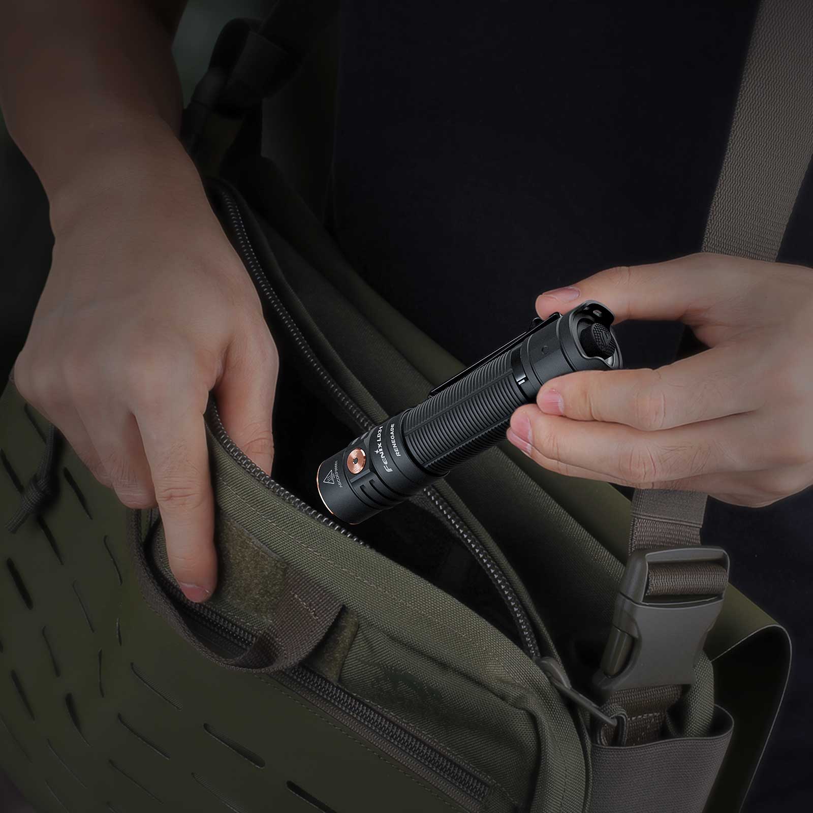 Fenix LD31 Renegade – kompakte Taschenlampe mit 3200 lm und 5000 mAh USB-C Akku – Ld31 renegade licht