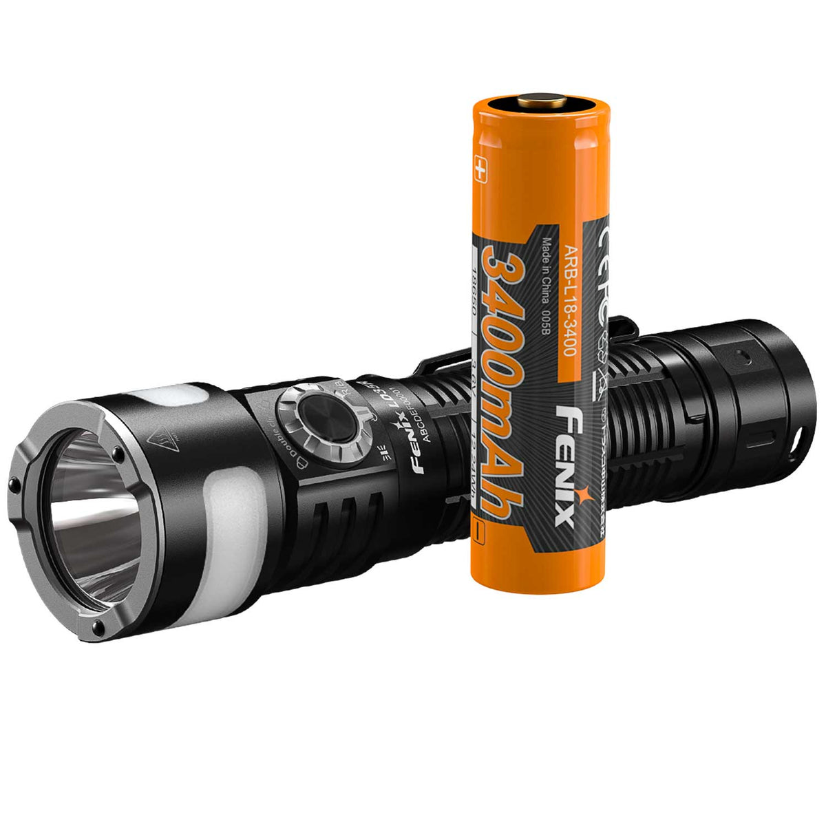 Fenix LD35R LED Taschenlampe mit 360° Seitenlicht weiß, rot, blau 1800 Lumen USB-C – Detailansicht