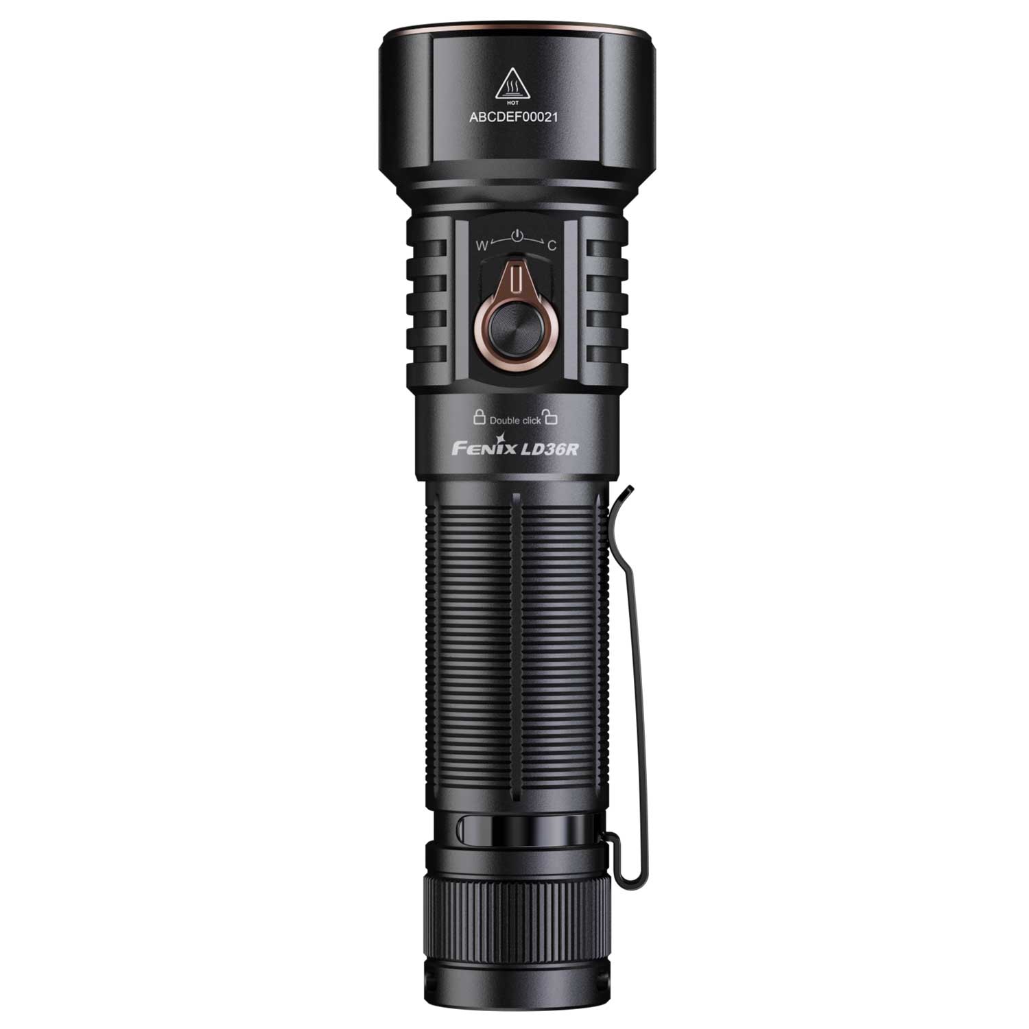 Fenix LD36R – LED Taschenlampe mit RGB-Farbmischung, 3600 lm, Akku & USB-C – Farbvariante schwarz, Farbvariante grün