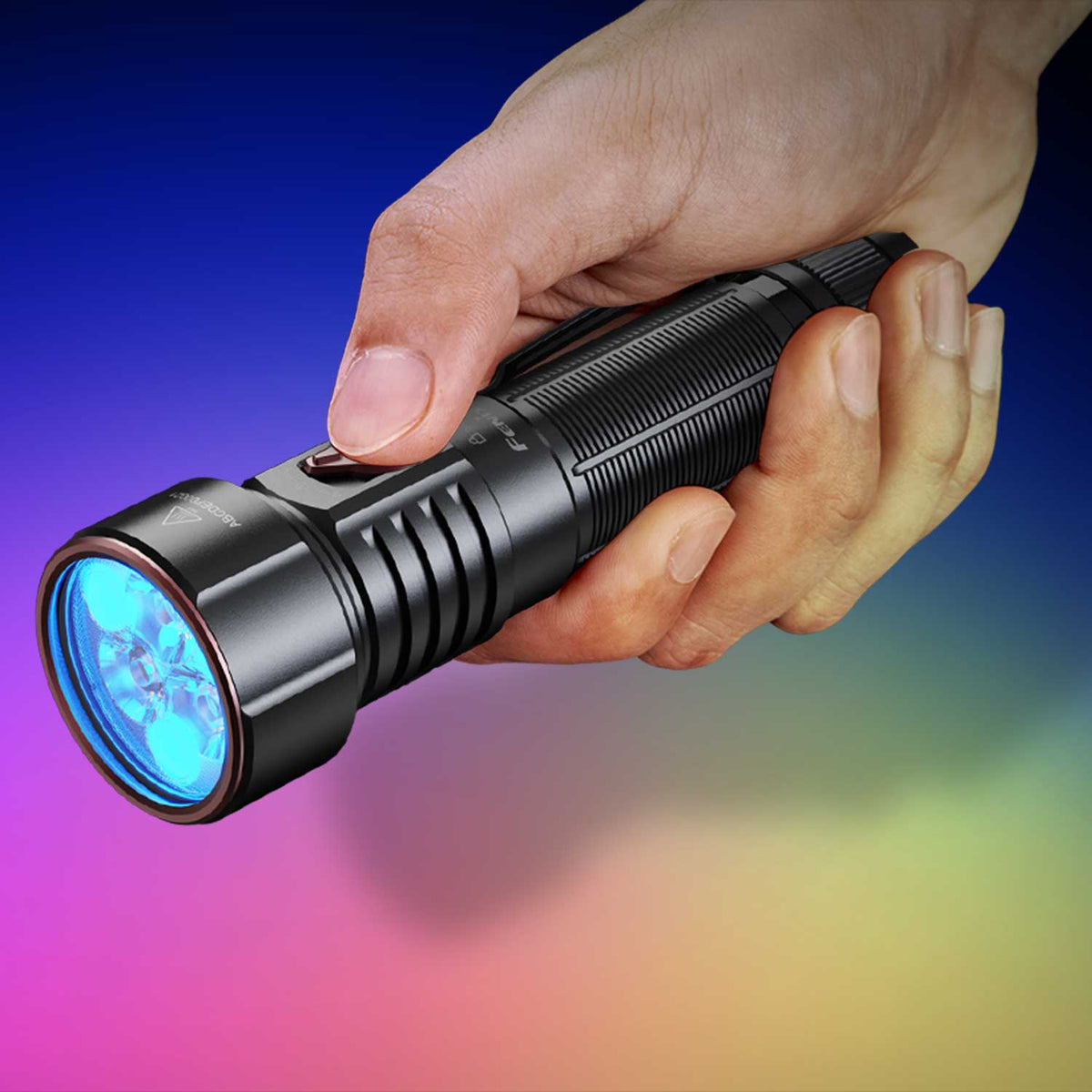 Fenix LD36R – LED Taschenlampe mit RGB-Farbmischung, 3600 lm, Akku & USB-C – Farbvariante schwarz