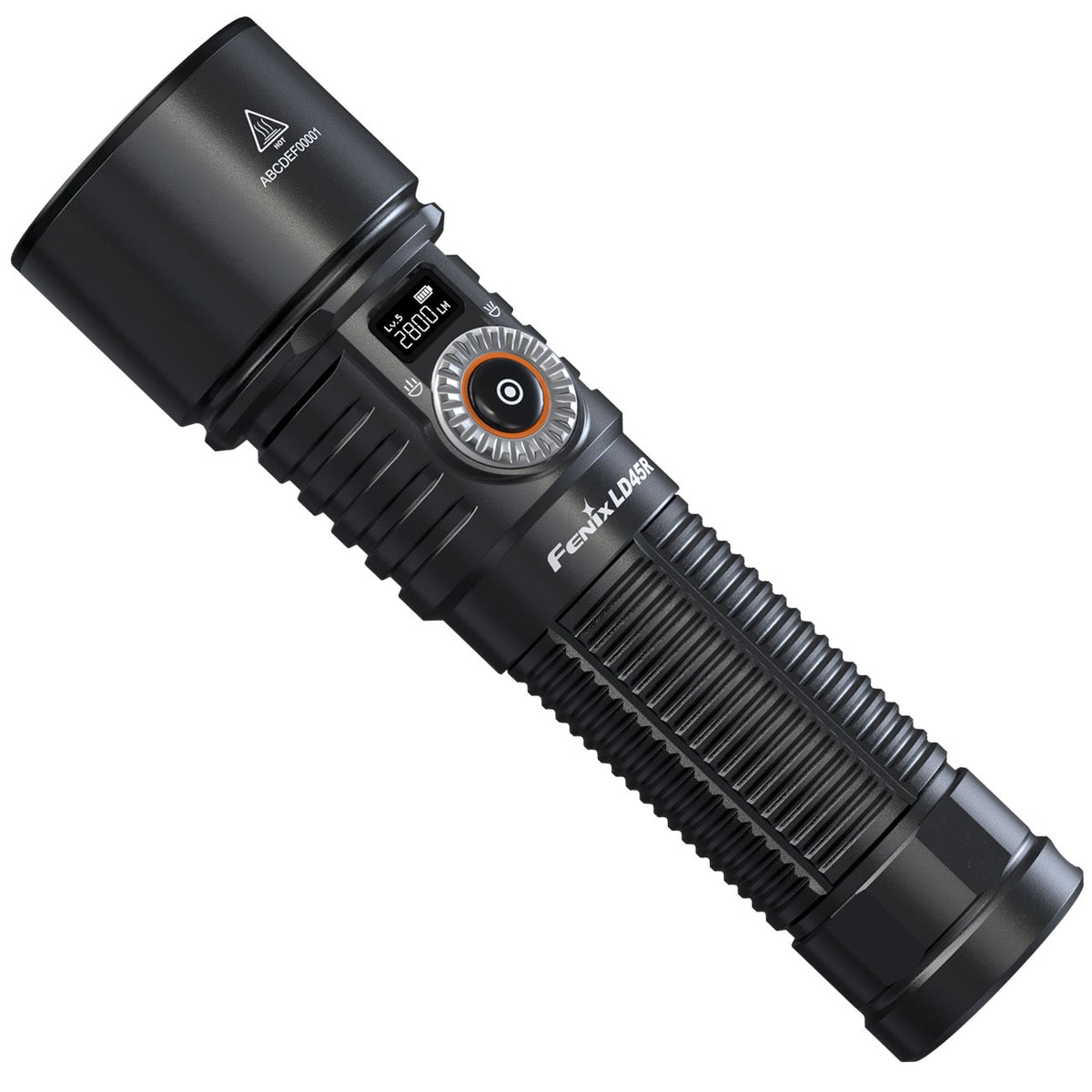 Fenix LD45R fokussierbare LED Taschenlampe mit Zoom 2800 Lumen Akku USB-C – Detailansicht