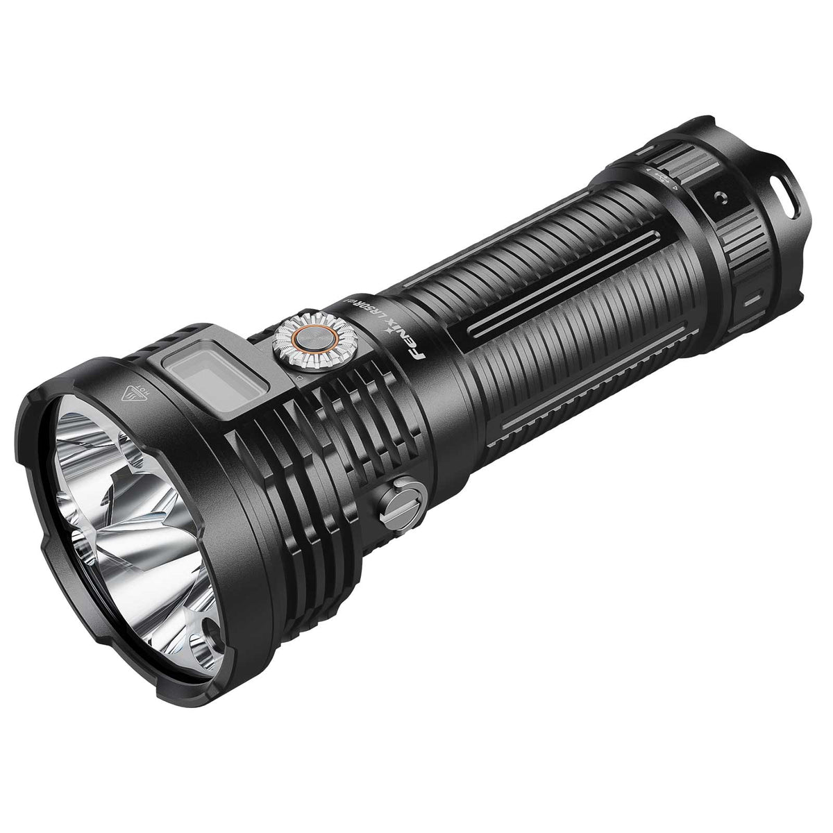 Fenix LR50R V2.0 LED Taschenlampe - Ansicht seitlich vorn