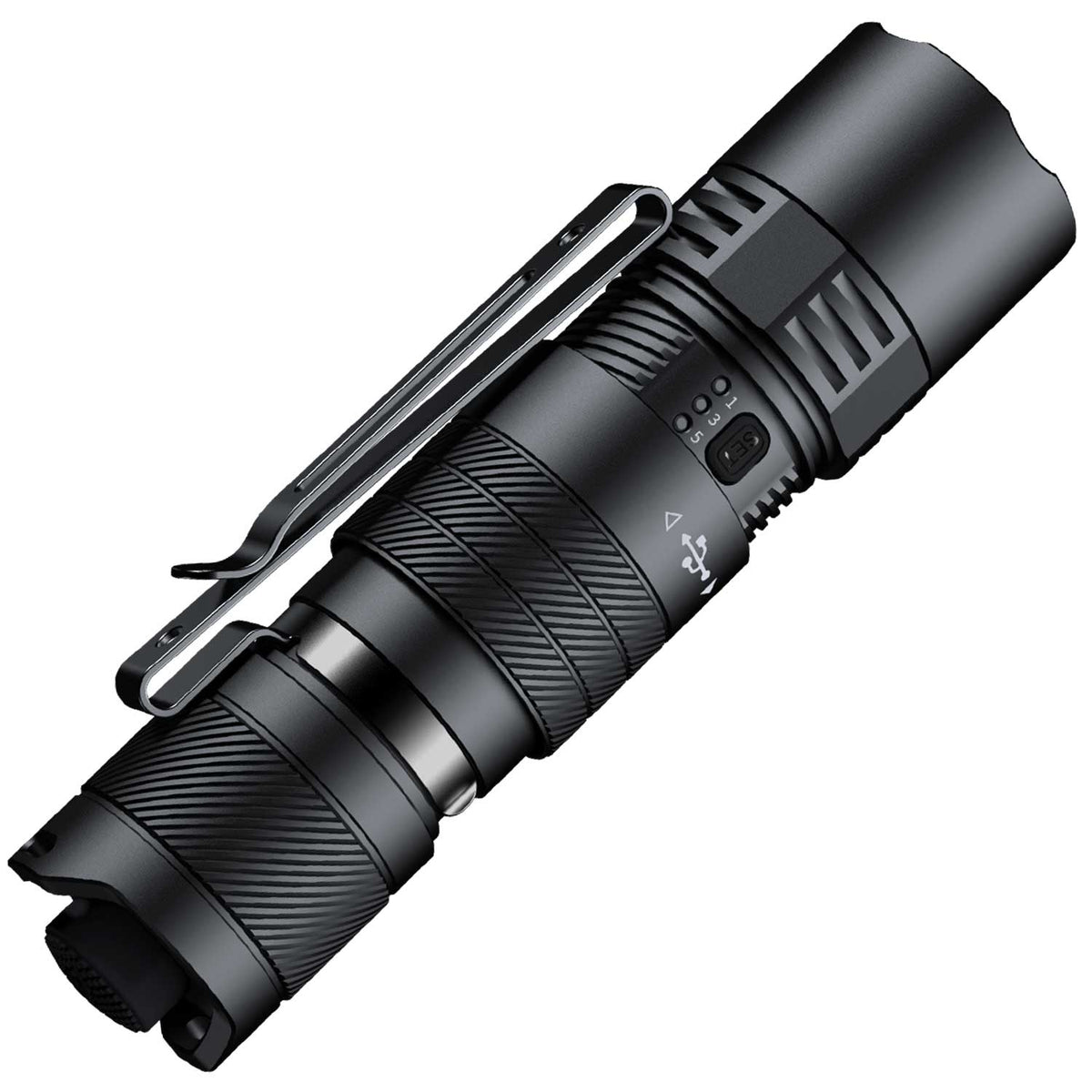 Fenix PD26R ACE – LED Taschenlampe mit 1300 Lumen 1600mAh Akku & USB-C – Detailansicht