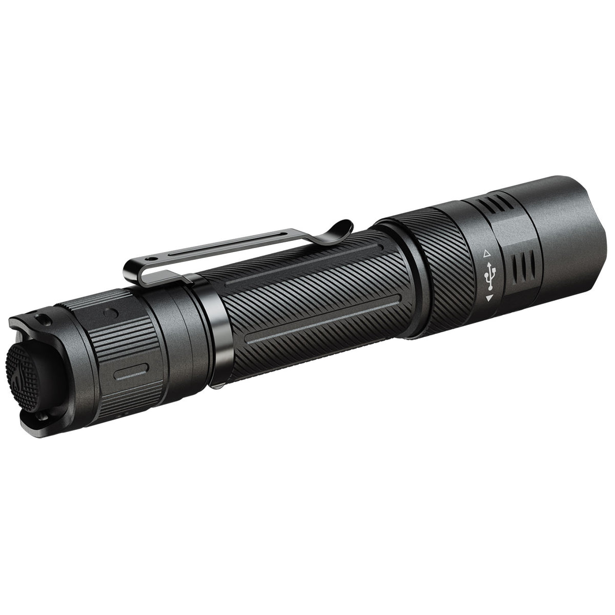 Fenix PD32R schwarz – Taktische Taschenlampe mit 1400 lm, Akku & USB-C