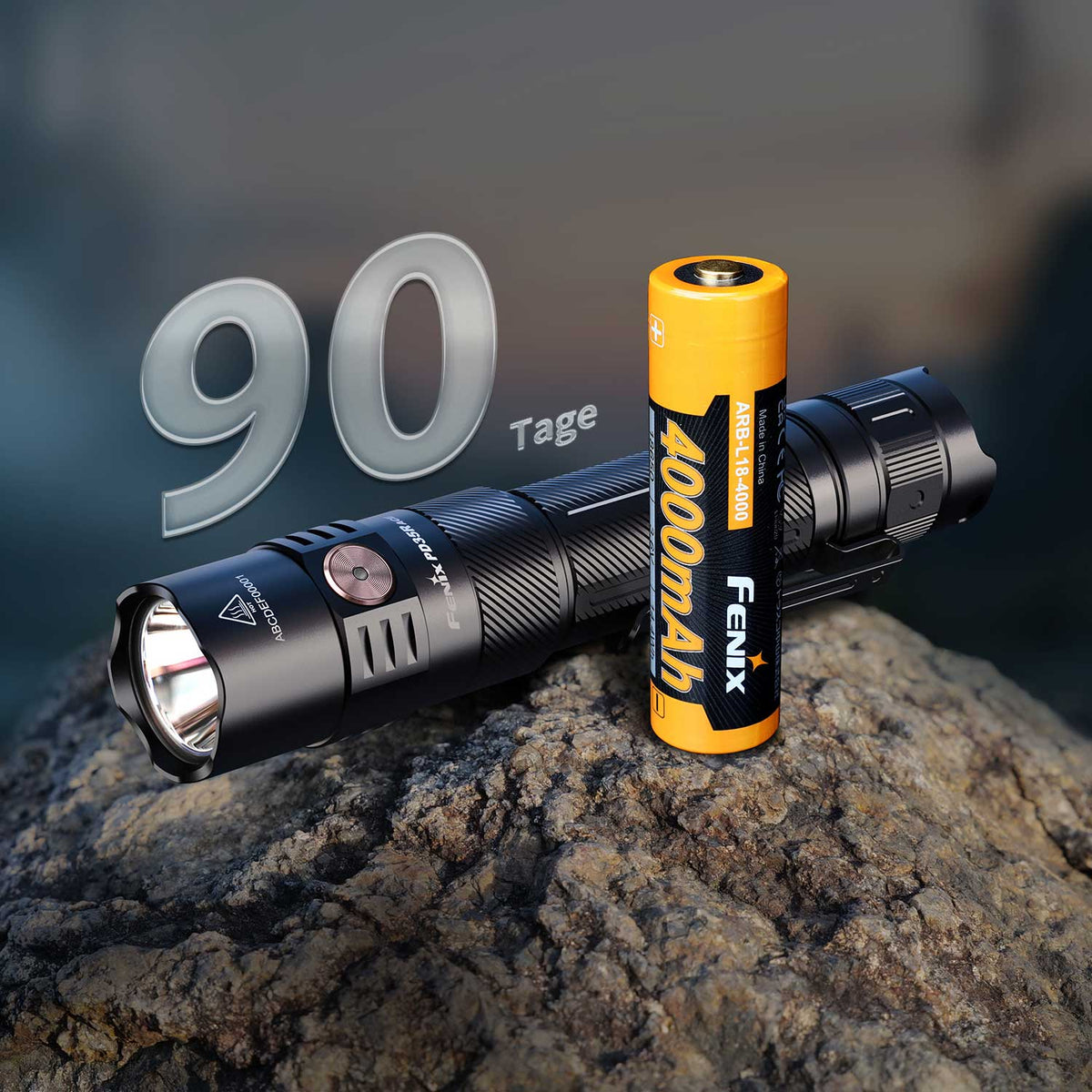 Fenix PD35R ACE LED Taschenlampe 2000 Lumen 18650 Akku USB-C – Detailansicht
