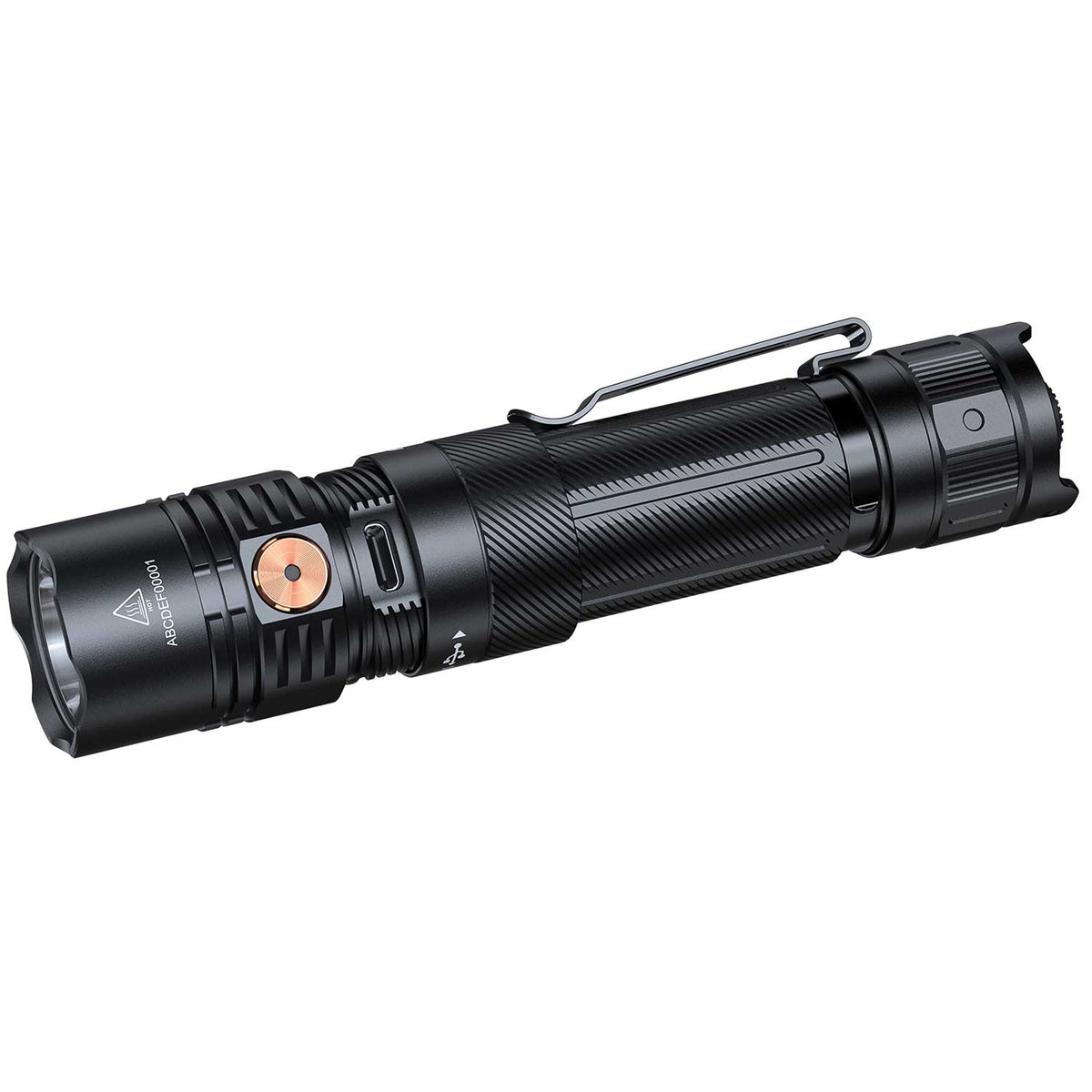 Fenix PD36R ACE – LED Taschenlampe 3000 Lumen, Akku & USB-C, SET-Modus – Detailansicht