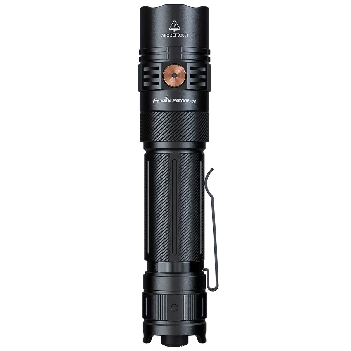 Fenix PD36R ACE – LED Taschenlampe 3000 Lumen, Akku & USB-C, SET-Modus – Detailansicht