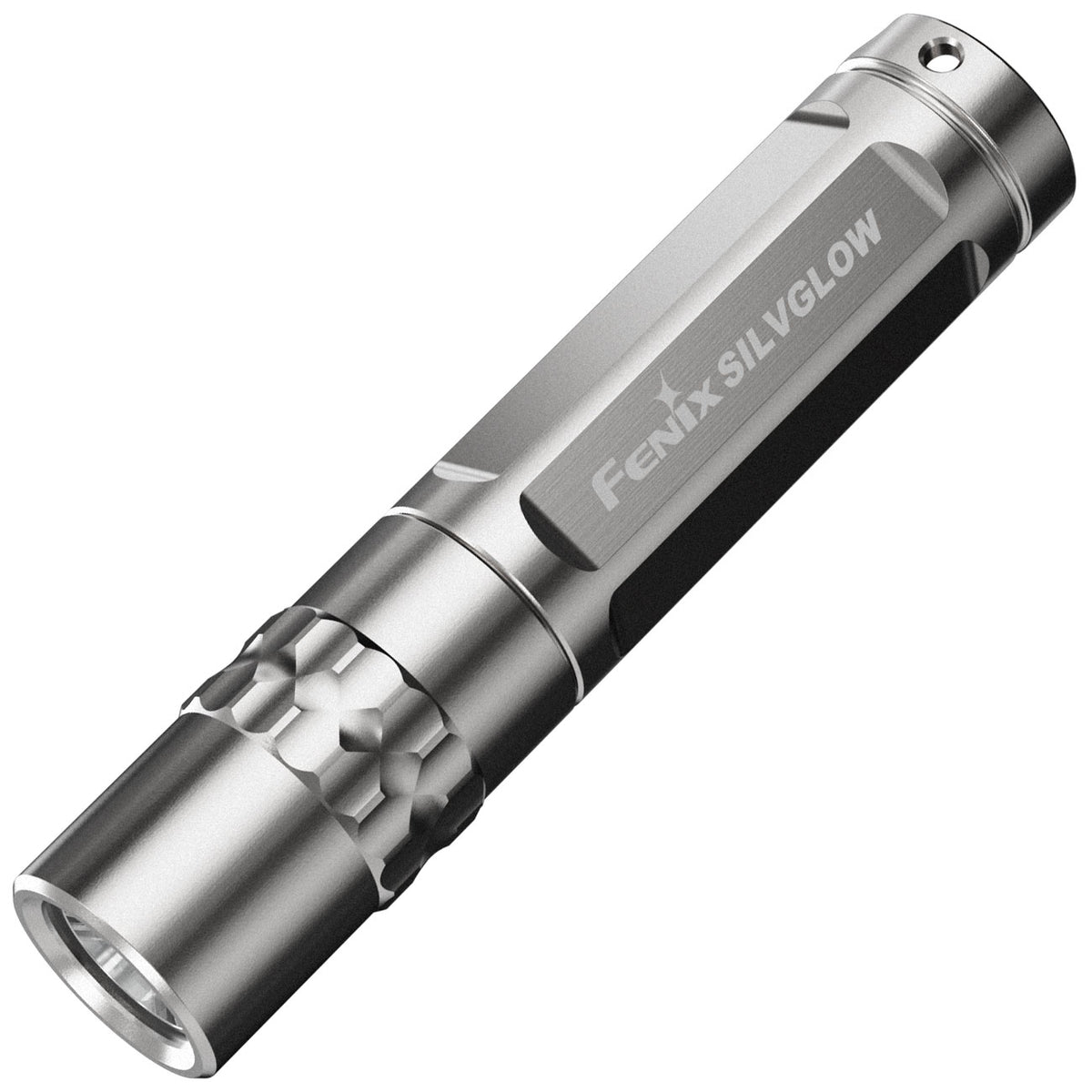Fenix SILVGLOW Edelstahl LED Schlüsselbundlampe Limited Edition – Produktansicht – Detailansicht 3