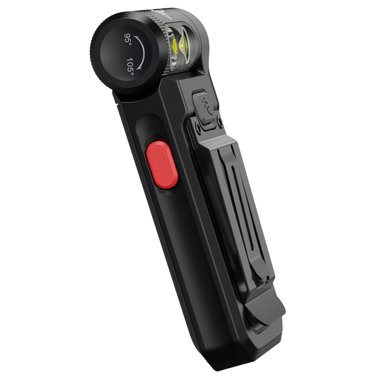 Fenix SW05R-RED LED Taschenlampe 150 Lumen Weißlicht + Rotlicht mit Clip & Magnet – Detailansicht
