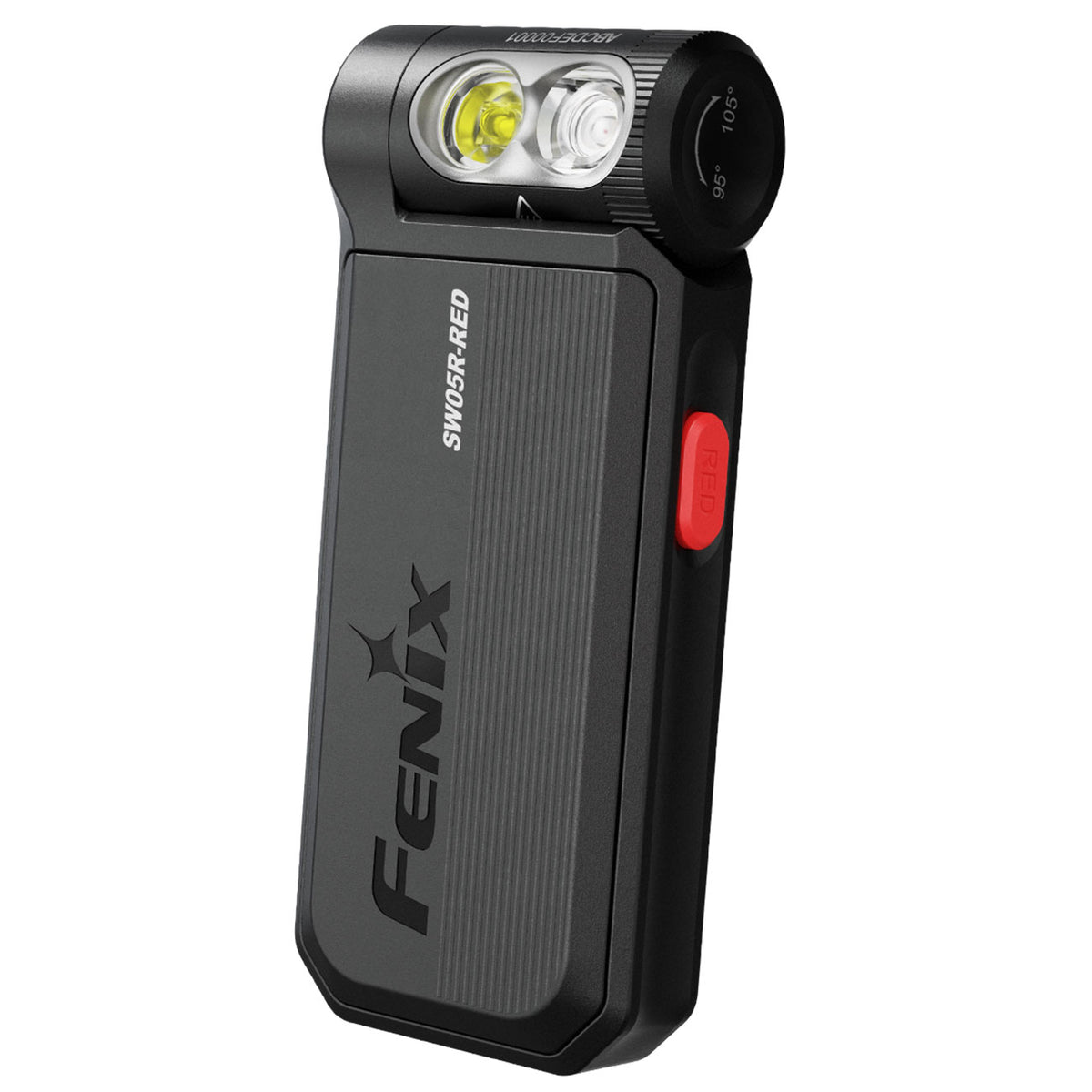 Fenix SW05R-RED LED Taschenlampe 150 Lumen Weißlicht + Rotlicht USB-C schwarz (B-Ware)