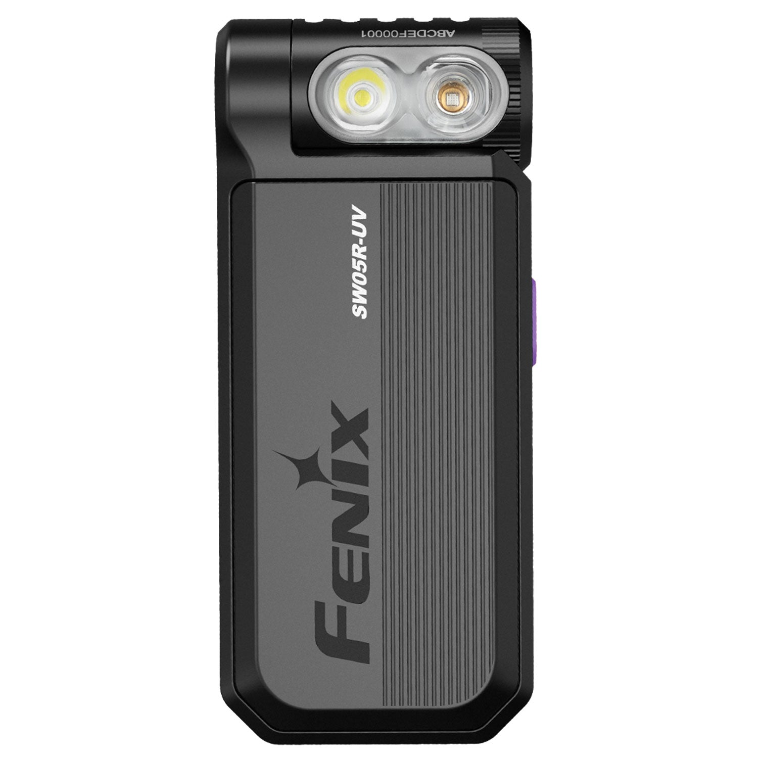 Fenix SW05R-UV LED Taschenlampe 150 Lumen Weißlicht + UV-Licht mit Clip & Magnet – Detailansicht