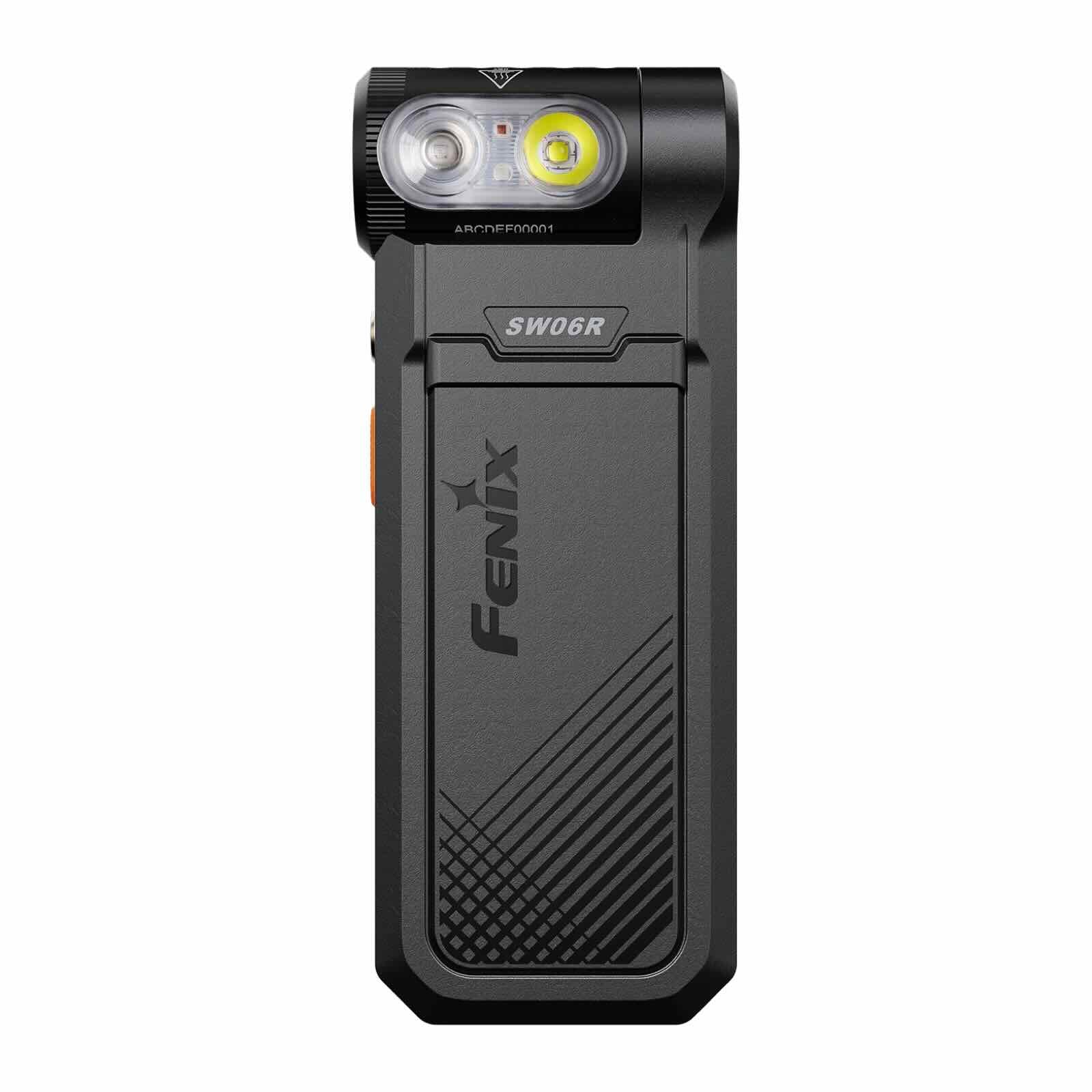 Fenix SW06R – Taschenlampe mit 200° Schwenkkopf, 500 lm, UV-, Rot- & Blaulicht