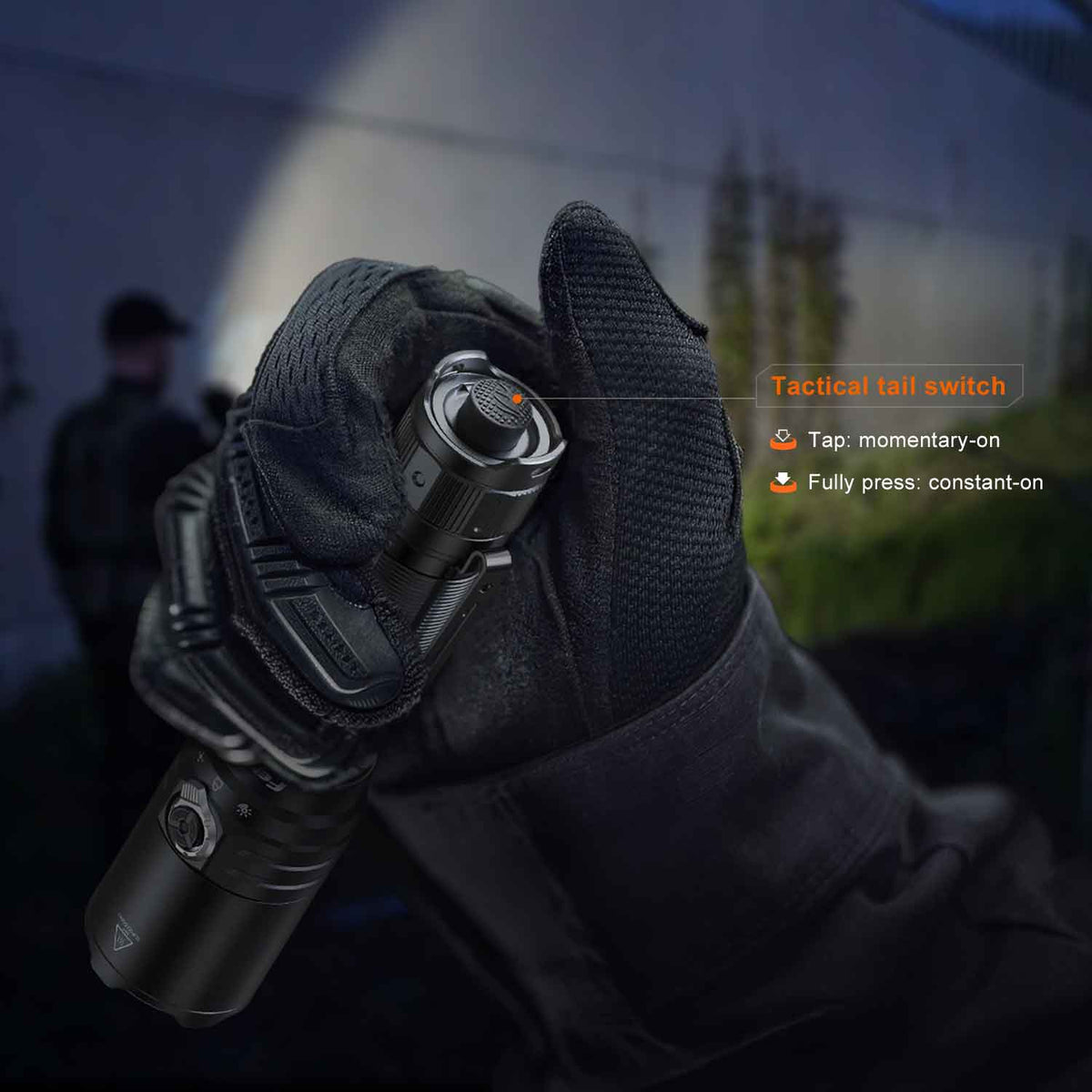 Fenix TK15R IRIS X LED Taschenlampe Tactical Tail Switch