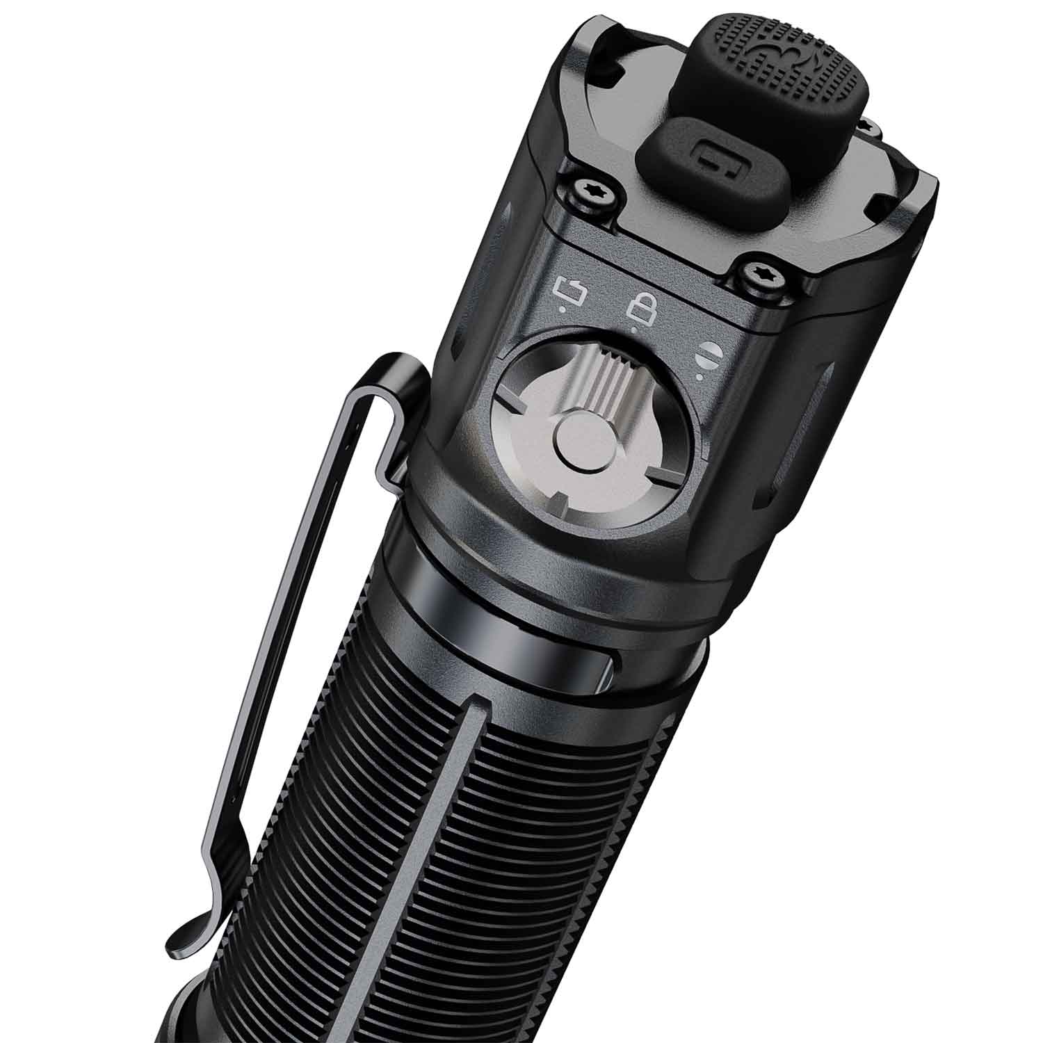 Fenix TK25R – Polizei Taschenlampe mit 3600 Lumen + UV-Licht, Rot- & Blaulicht – Detailansicht