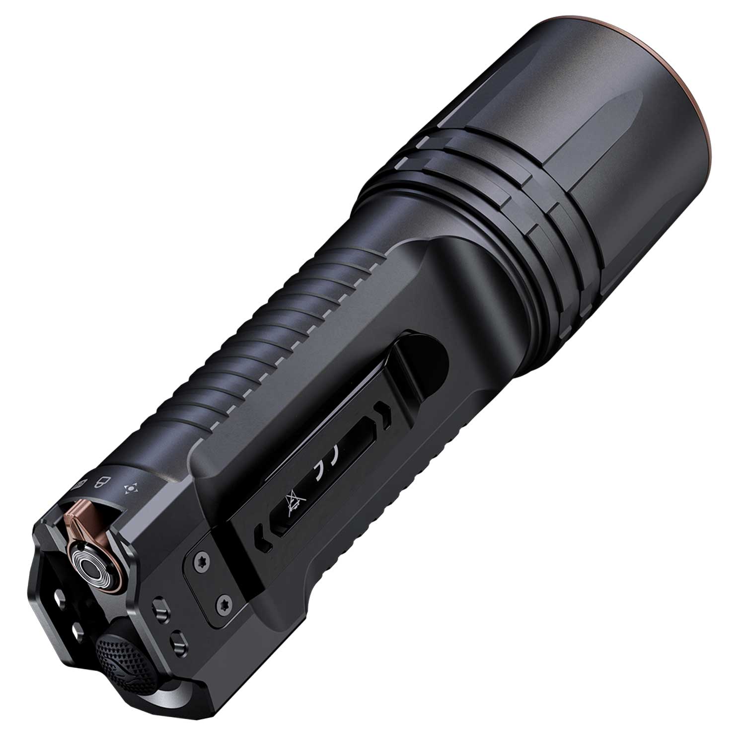 Fenix TK35R – Polizei Taschenlampe mit UV-Licht & Weißlicht 5800 Lumen Akku & USB-C – Detailansicht