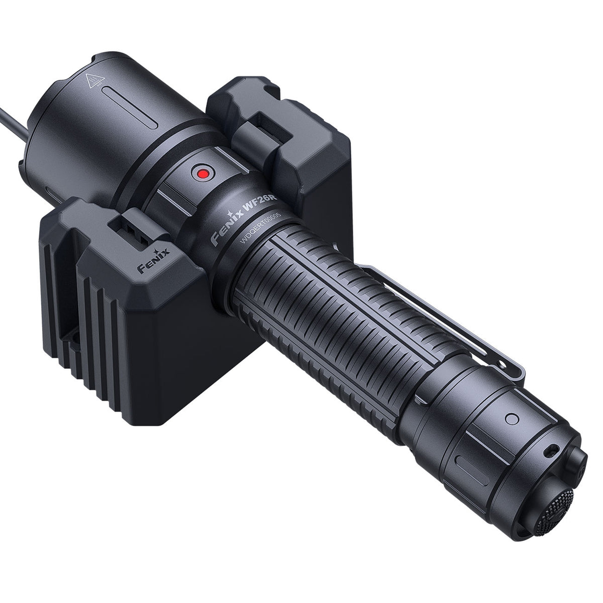 Fenix WF26R – Taschenlampe mit Ladestation für Polizei & Wachschutz, 3000 Lumen – Ladestation und Halterung – Detailansicht 1