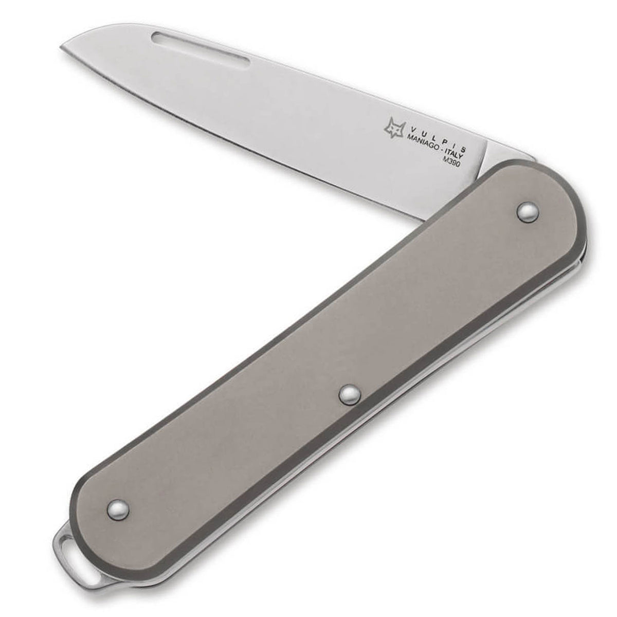 Fox Knives Vulpis 130 TI – Titan Taschenmesser mit M390 Stahlklinge