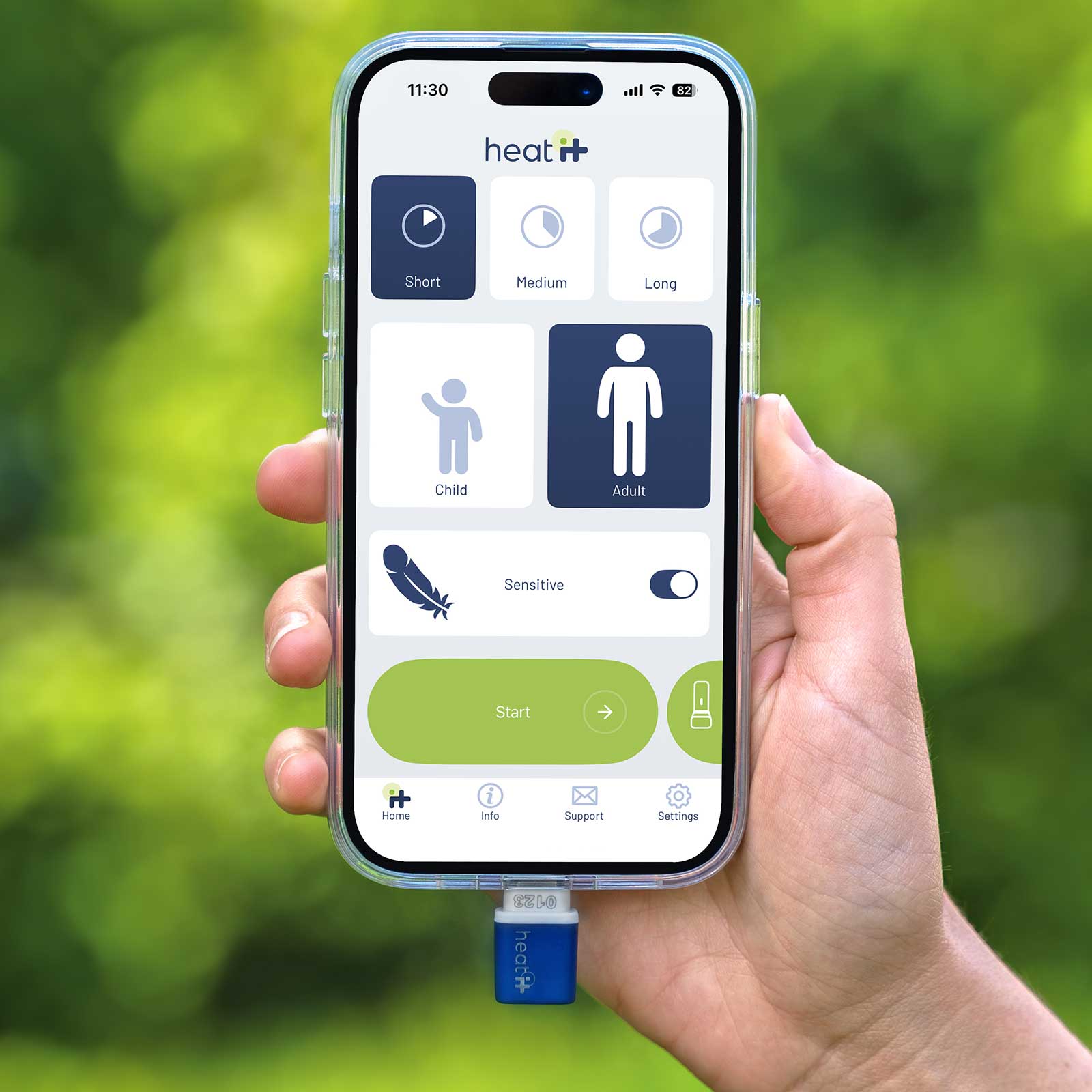 heat it pro – Insektenstichheiler – Heatit usb-c stichheiler handy app