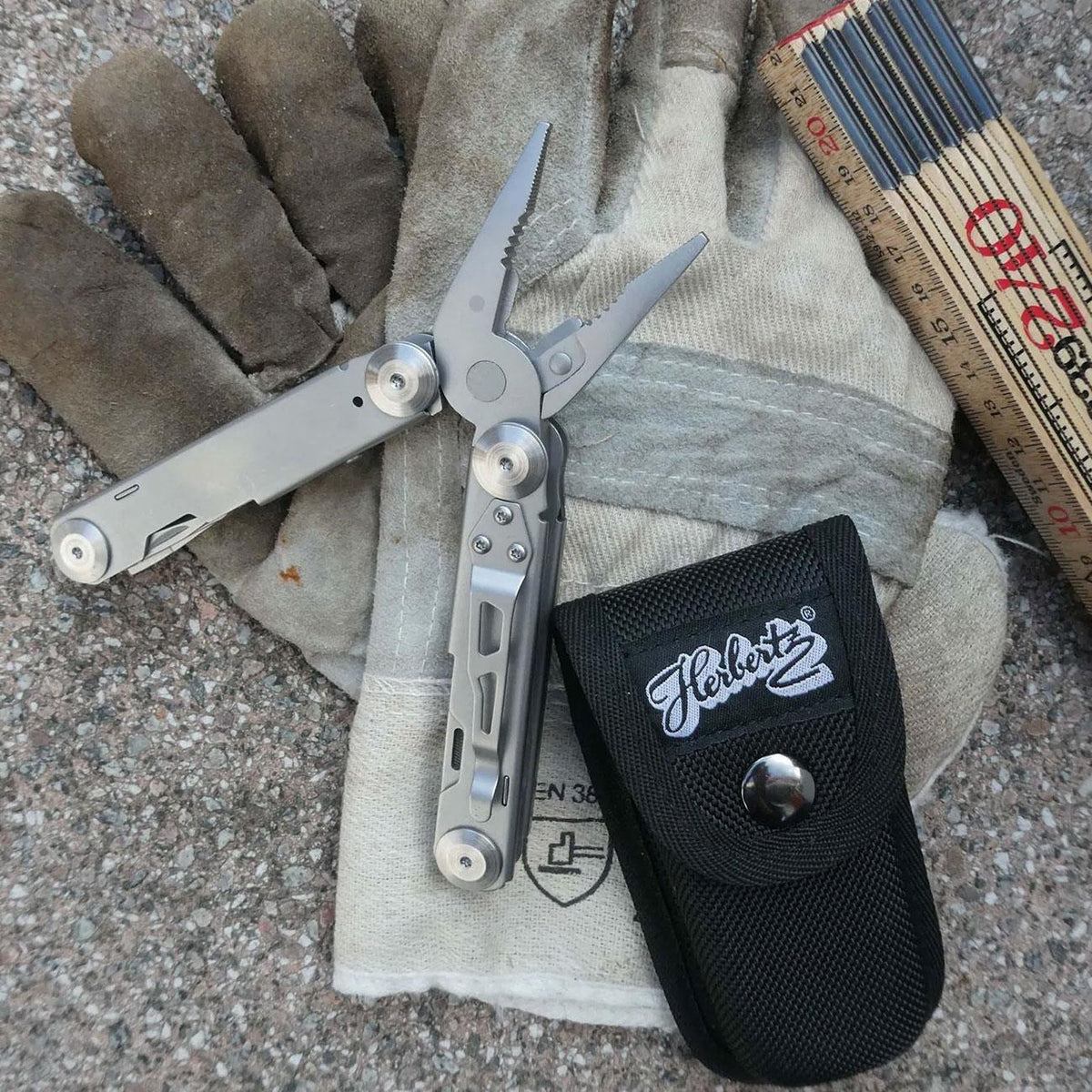 Herbertz Selektion Multitool mit Nylon-Etui