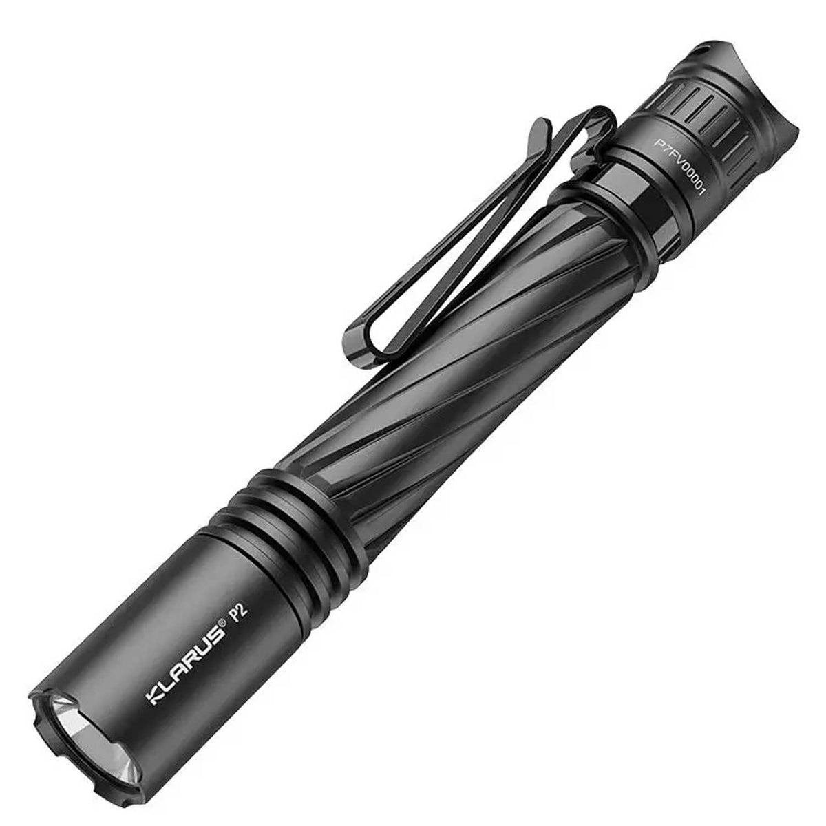 Klarus P2 1000 Lumen – LED Taschenlampe mit 3 Leuchtstufen und USB-C Akku – Detailansicht