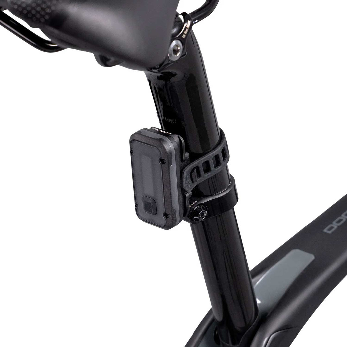 Lupine Rotlicht Pro StVZO – Smartes Fahrrad Rücklicht mit Bremslicht & USB-C – Detailansicht