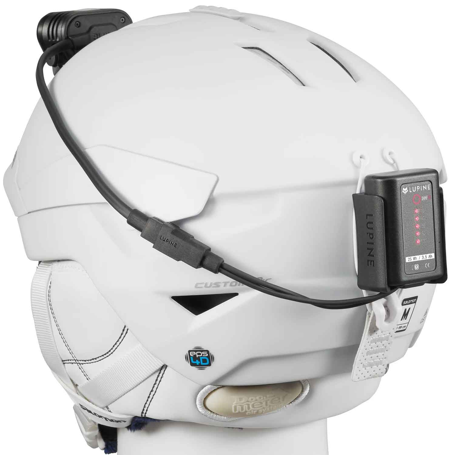 Lupine 3M Duallock Helmhalter für FastClick Akkus – Detailansicht