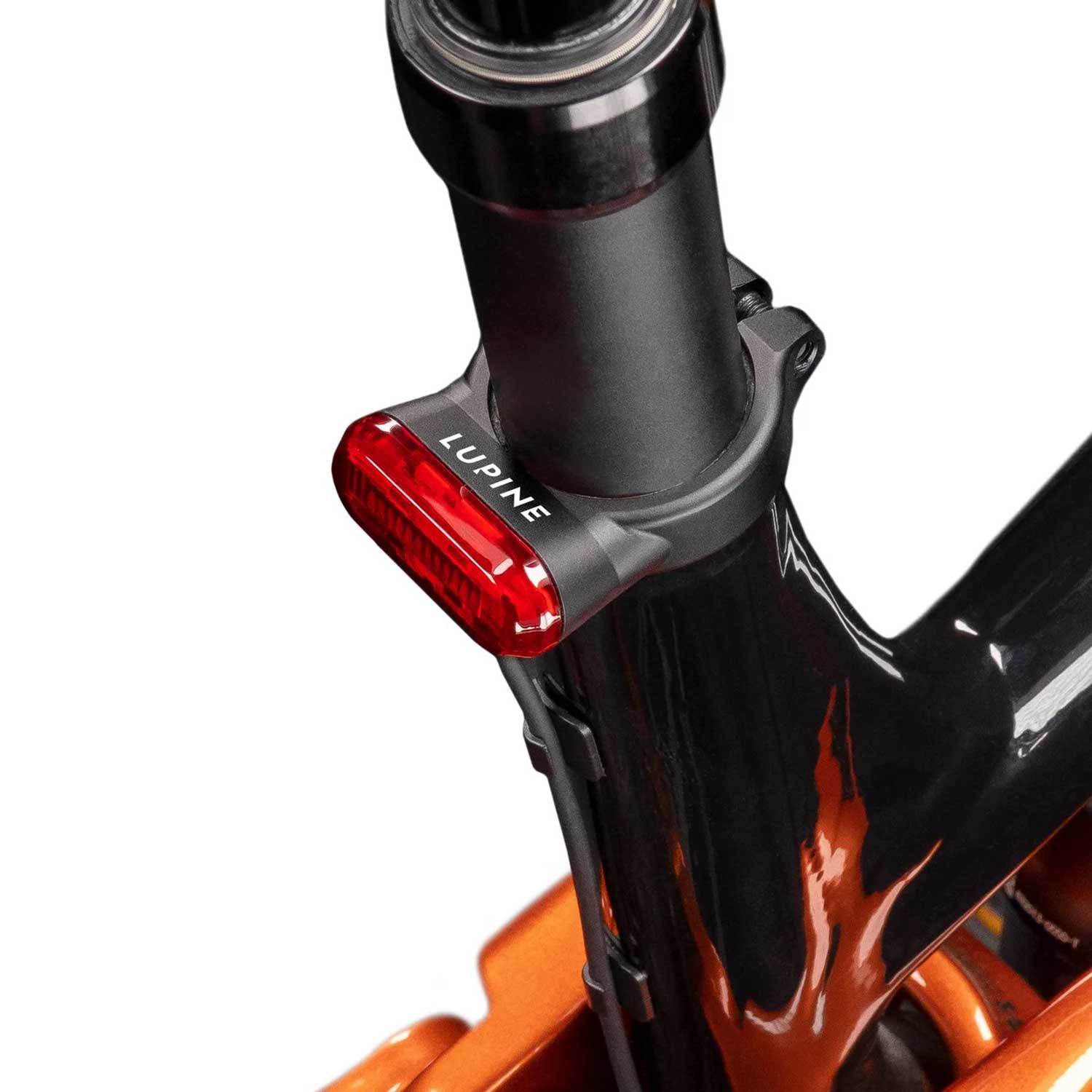 Lupine C14 E-Bike Rücklicht mit Bremslicht – Sattelklemmen-Variante – Detailansicht