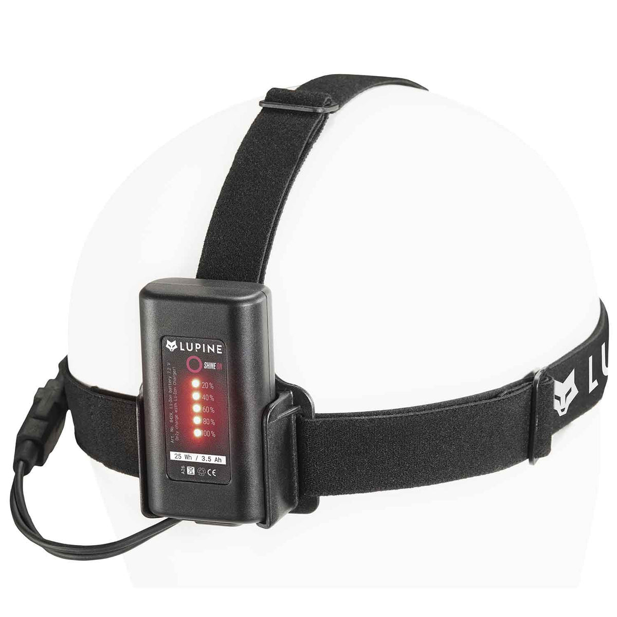 Lupine Penta Pro Stirnlampe mit 3.5 Ah Akku & 1400 Lumen (2026) – Detailansicht