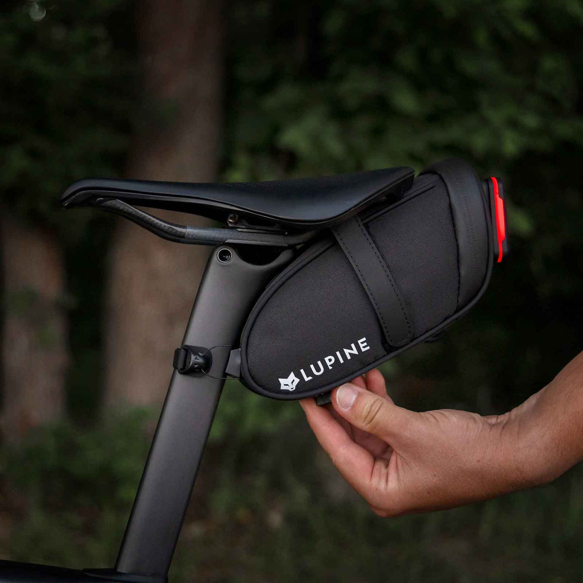 Lupine UFO StVZO – Satteltasche 0,8 l inkl. Rotlicht Pro und Garmin-Aufnahme – Lupine ufo satteltasche fahrrad