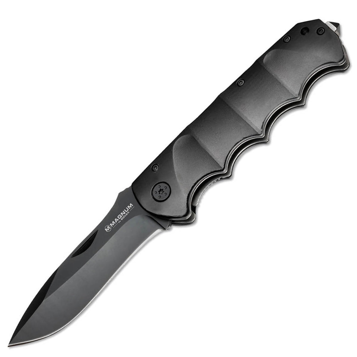 Magnum Black Spear II – Taktisches Einsatzmesser mit Glasbrecher und Clip