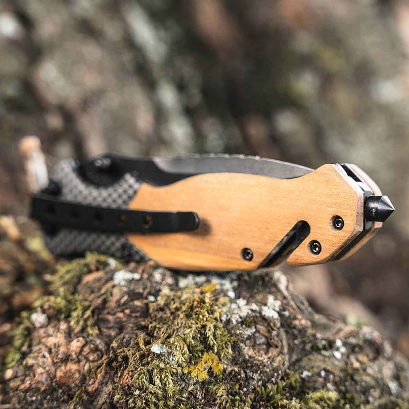 Magnum Blomkvist Taschenmesser Olivenholz-Griffschalen