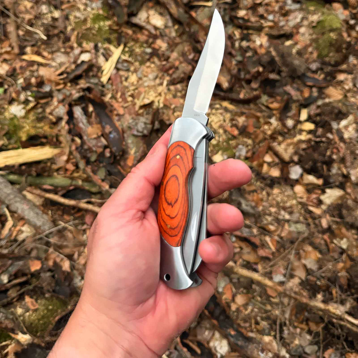 Magnum Classic Hunter – Jagdtaschenmesser mit Aufbrechklinge und Säge – Größe und Abmessungen / Messeransicht