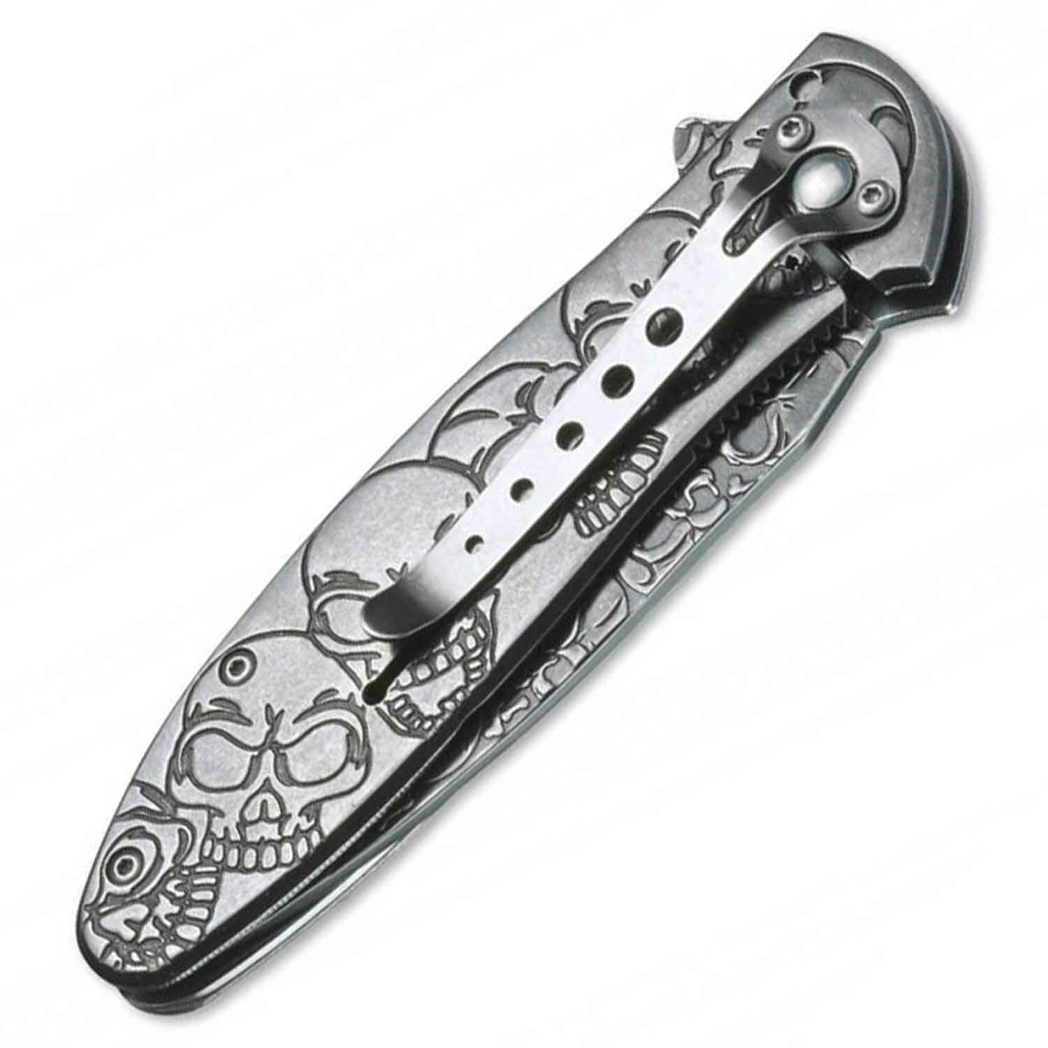 Magnum Dia de los Muertos – Taschenmesser mit Totenkopfdesign – Detailansicht