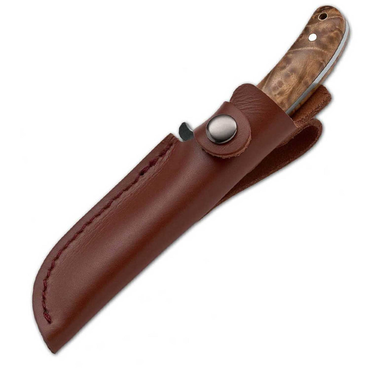 Magnum Kids Knife – Sicheres Kindermesser mit Palisanderholzgriff & Lederscheide – Detailansicht