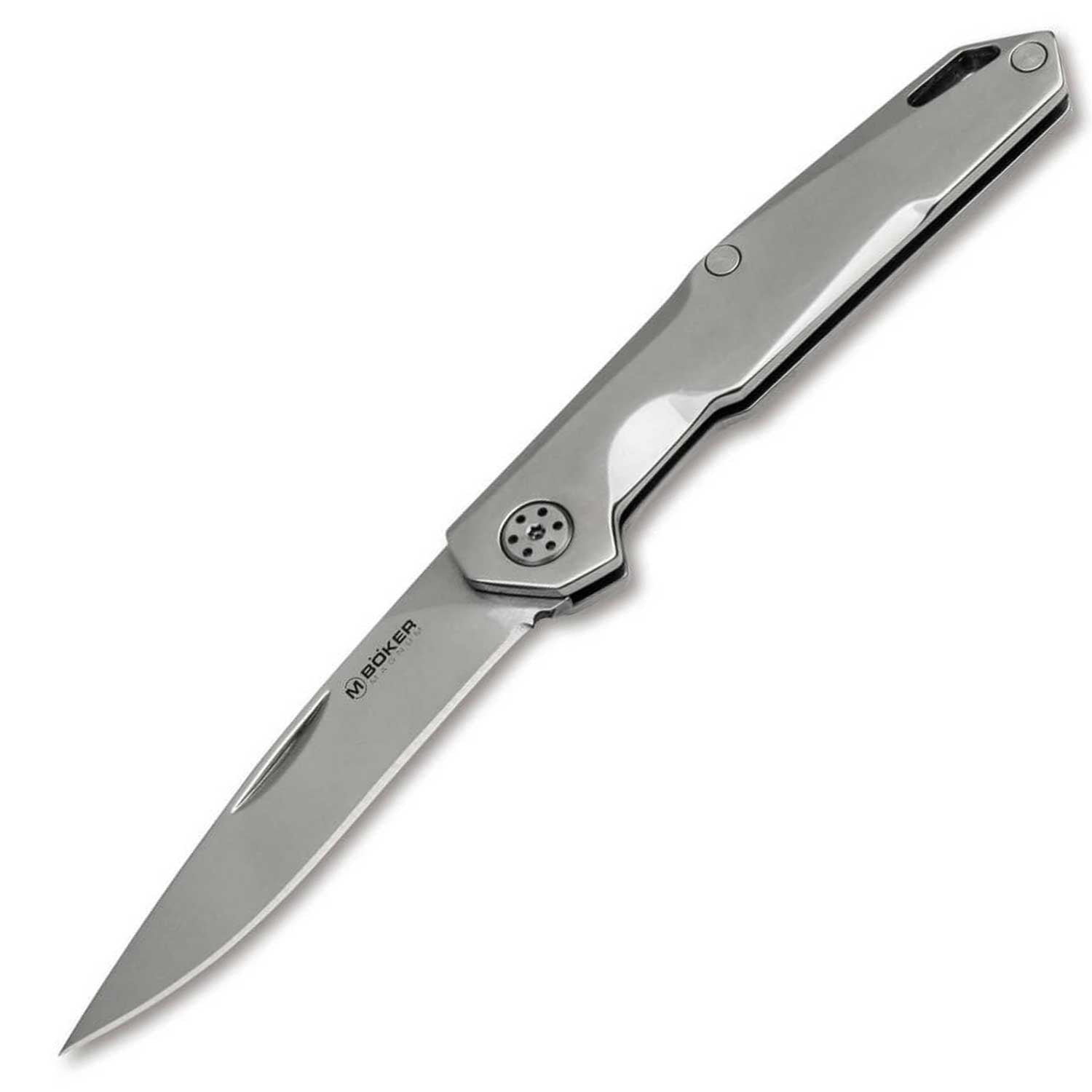 Magnum Shiny EDC – Slipjoint Taschenmesser mit Edelstahlgriff – Detailansicht