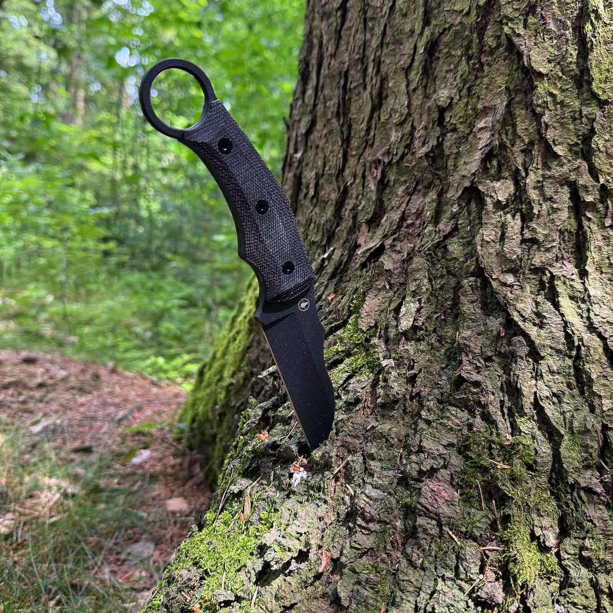 Magnum Straight Karambit – feststehendes Outdoormesser mit Micarta & Kydexscheide