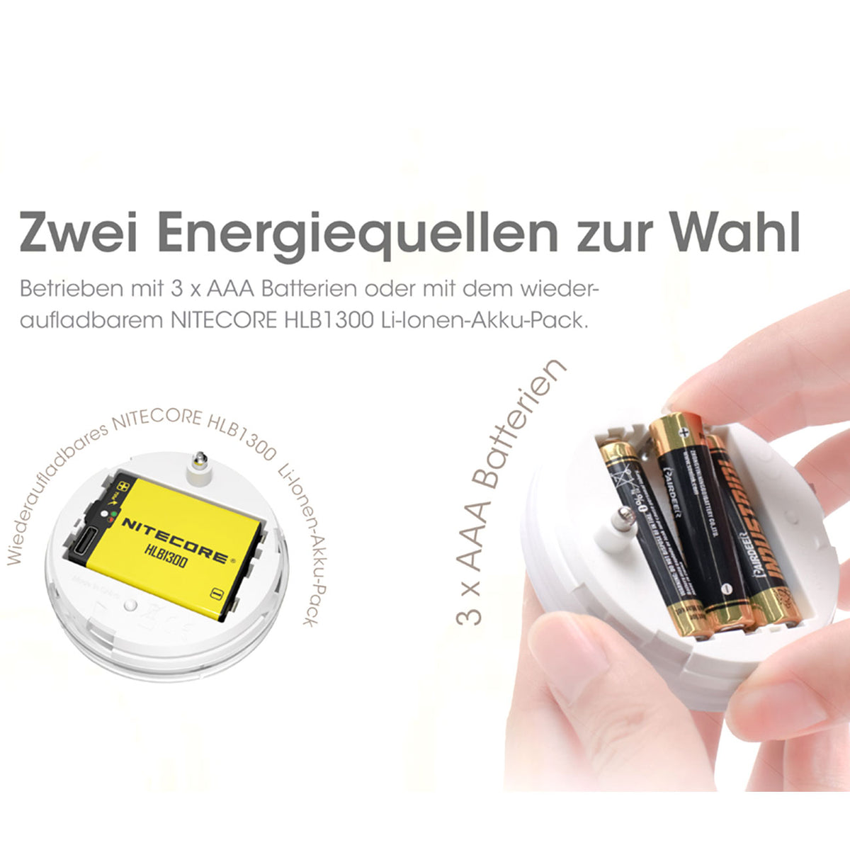 Nitecore Bubble lila – Campingleuchte 100 Lumen 2700k Magnet 3 x AAA Batterie – Detailansicht