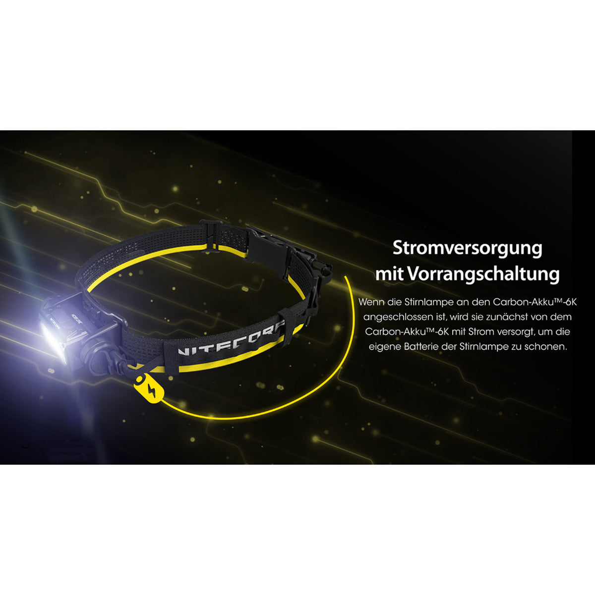 Nitecore Carbon Battery 6K Powerbank – Detailansicht