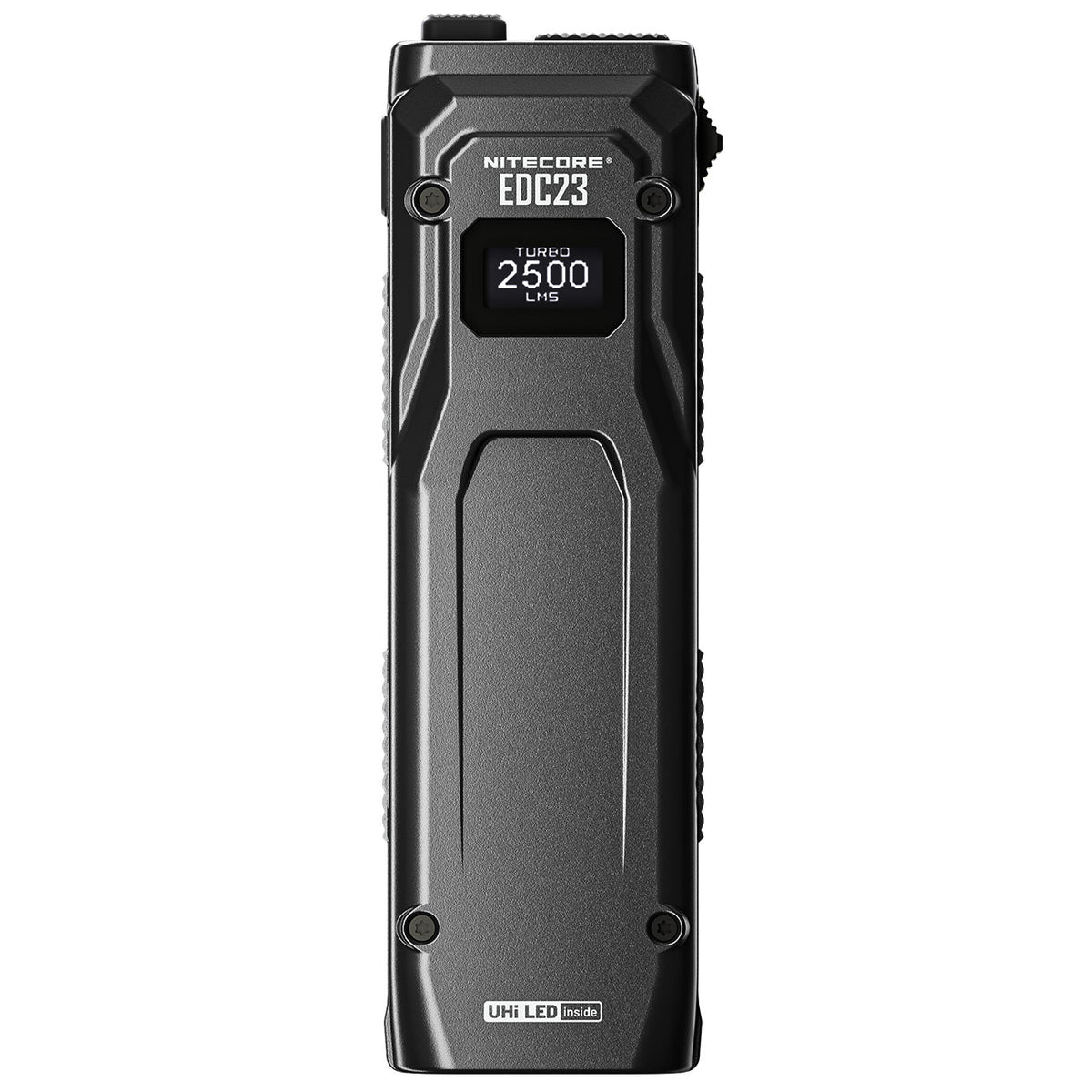 Nitecore EDC23 – flache EDC-Taschenlampe mit 2500 Lumen, OLED-Display, USB-C – für den täglichen EDC-Einsatz – Detailansicht 7