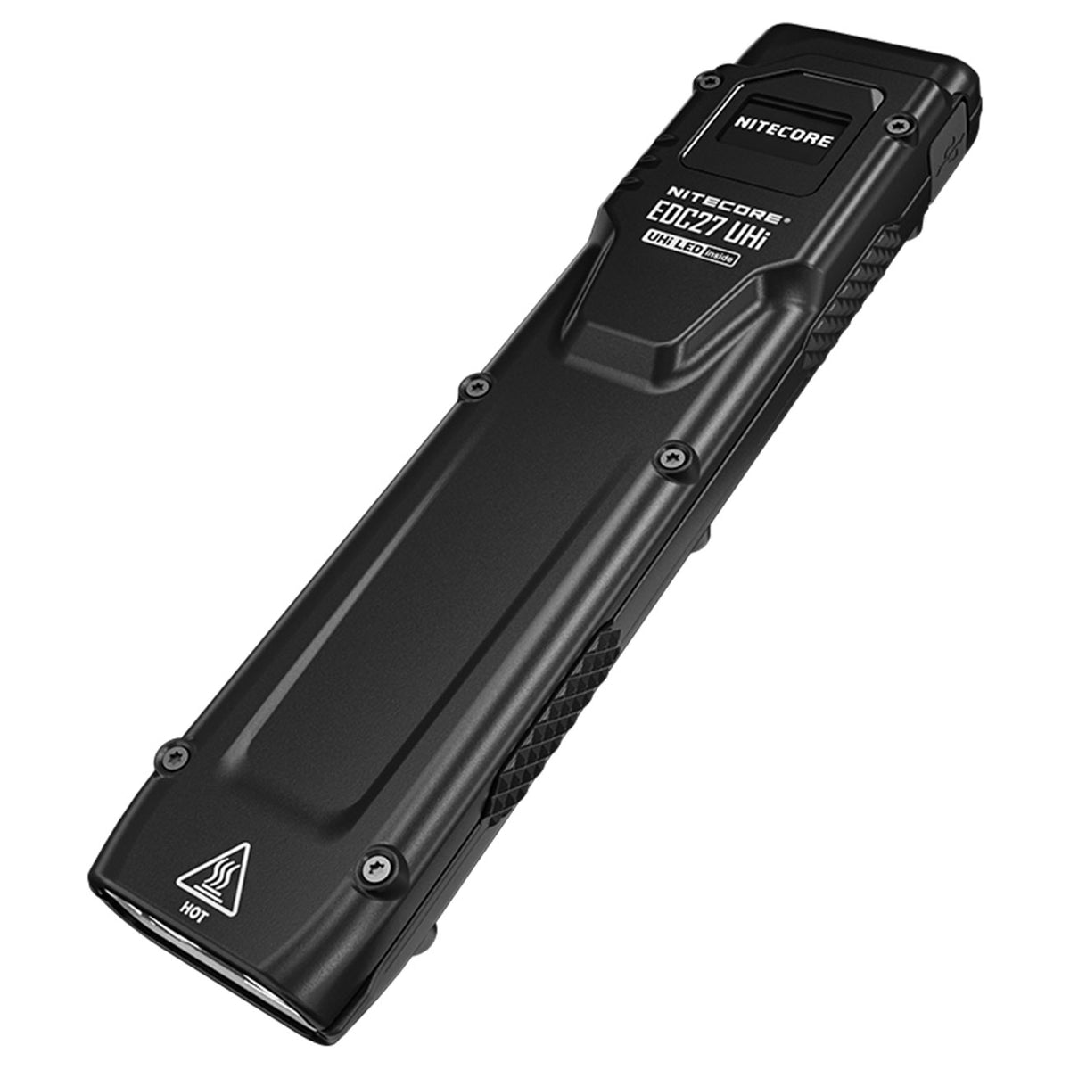 Nitecore EDC27 UHi LED Taschenlampe 3100 Lumen USB-C Wiederaufladbar – Detailansicht