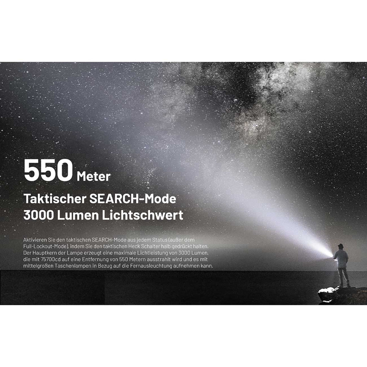 Nitecore EDC35 – LED Taschenlampe mit Spot- & Flutlicht, 5000 Lumen, Akku, USB-C – Leuchtweite, Lichtbild und Leuchtleistung