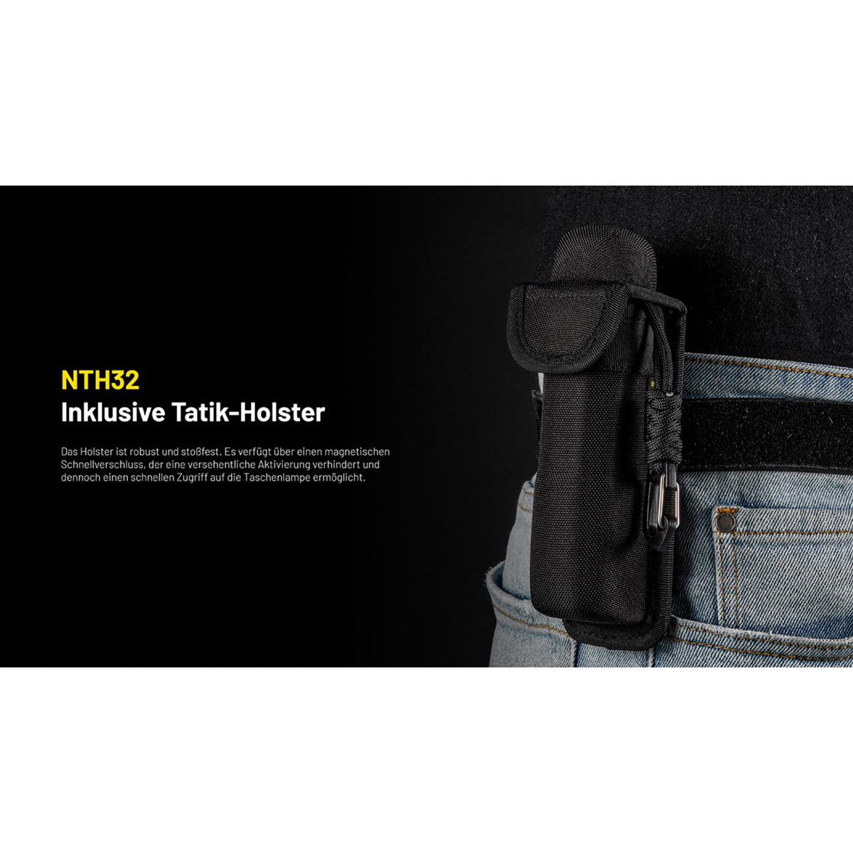 Nitecore EDC35 – LED Taschenlampe mit Spot- & Flutlicht, 5000 Lumen, Akku, USB-C – Holster, Lichtbild und Leuchtleistung