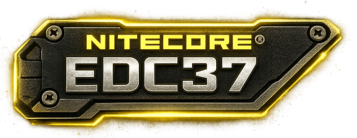Nitecore EDC37 - LED Taschenlampe 8000 Lumen Spot & Flutlicht USB-C OLED Display – Produktbild