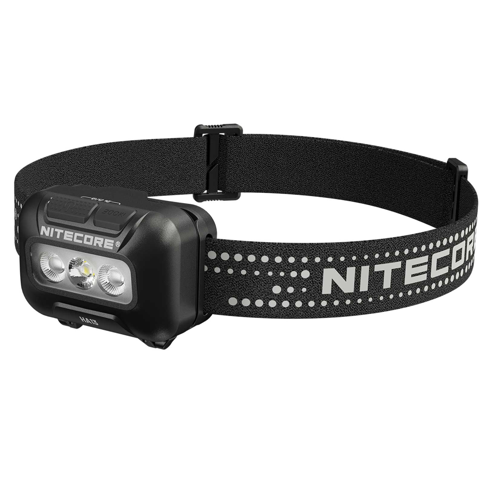 Nitecore HA13 RGB – Stirnlampe mit 4 Lichtfarben, 350 lm, AAA- oder HLB1500-Akku